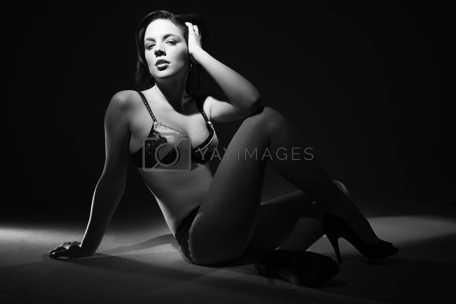 Royalty free image of Sexy woman in lingerie. by iofoto