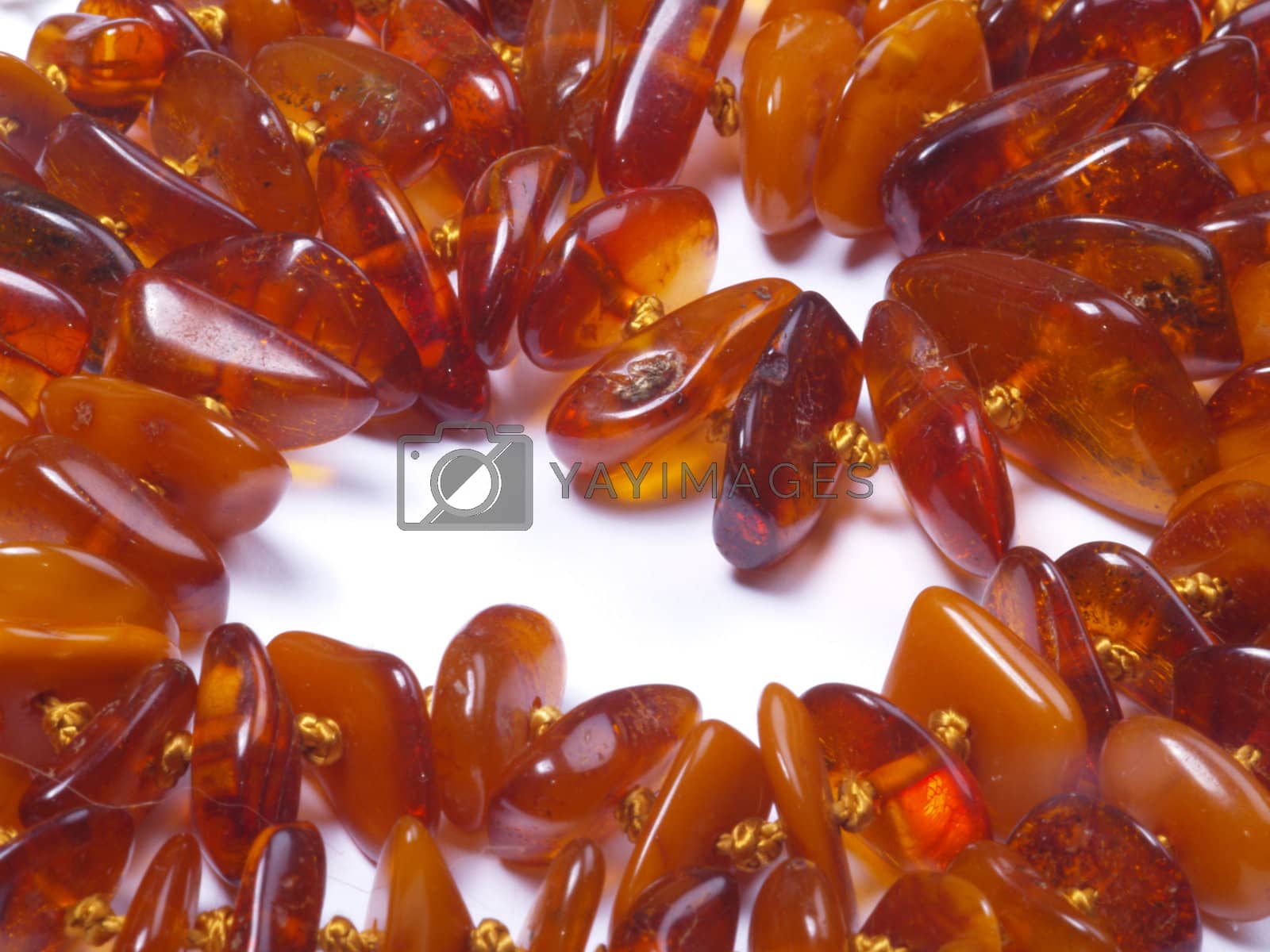 Royalty free image of amber bead by derausdo