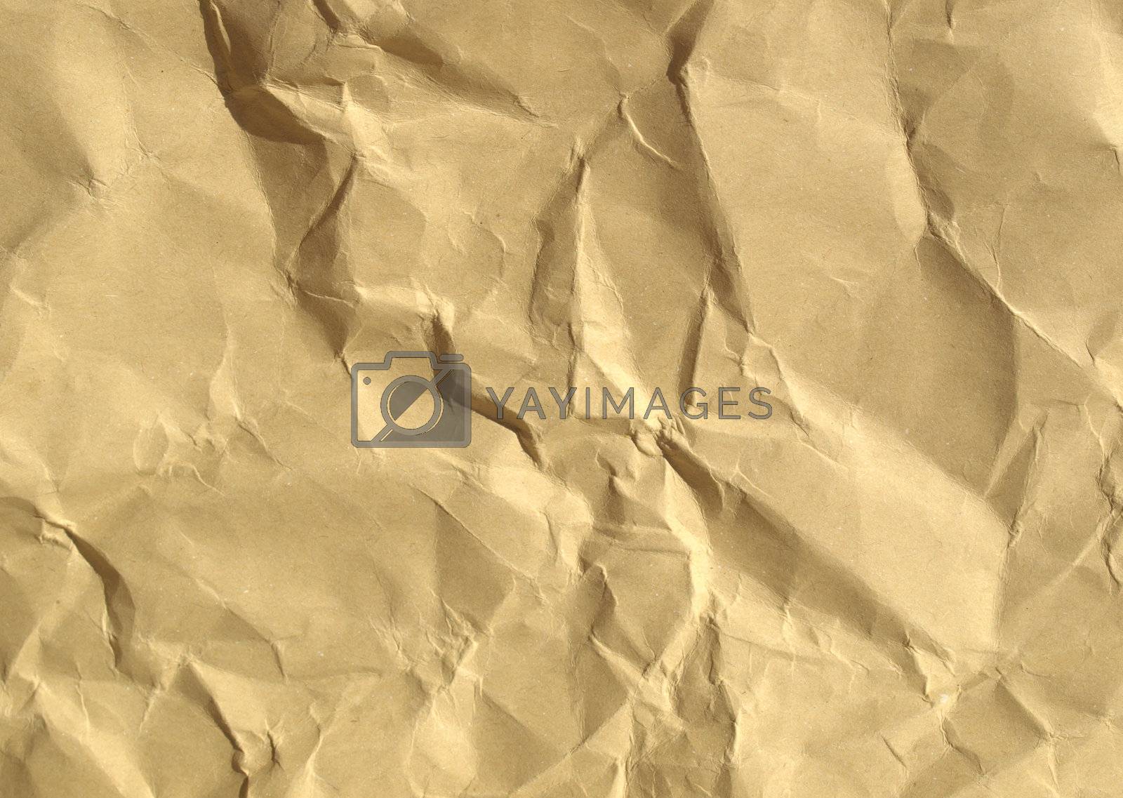 Royalty free image of Rippled paper by claudiodivizia