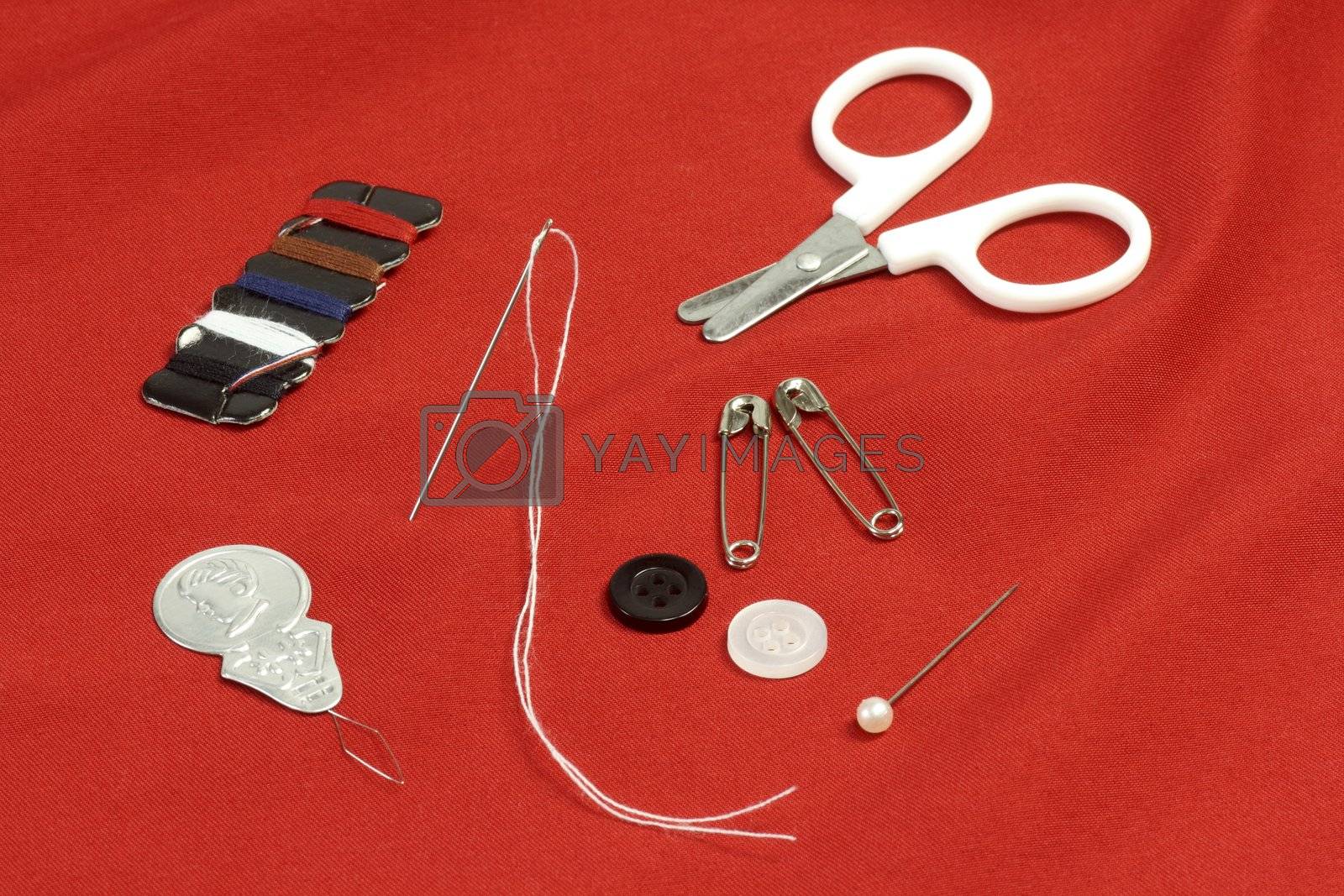 Royalty free image of Sewing Kit by Teamarbeit