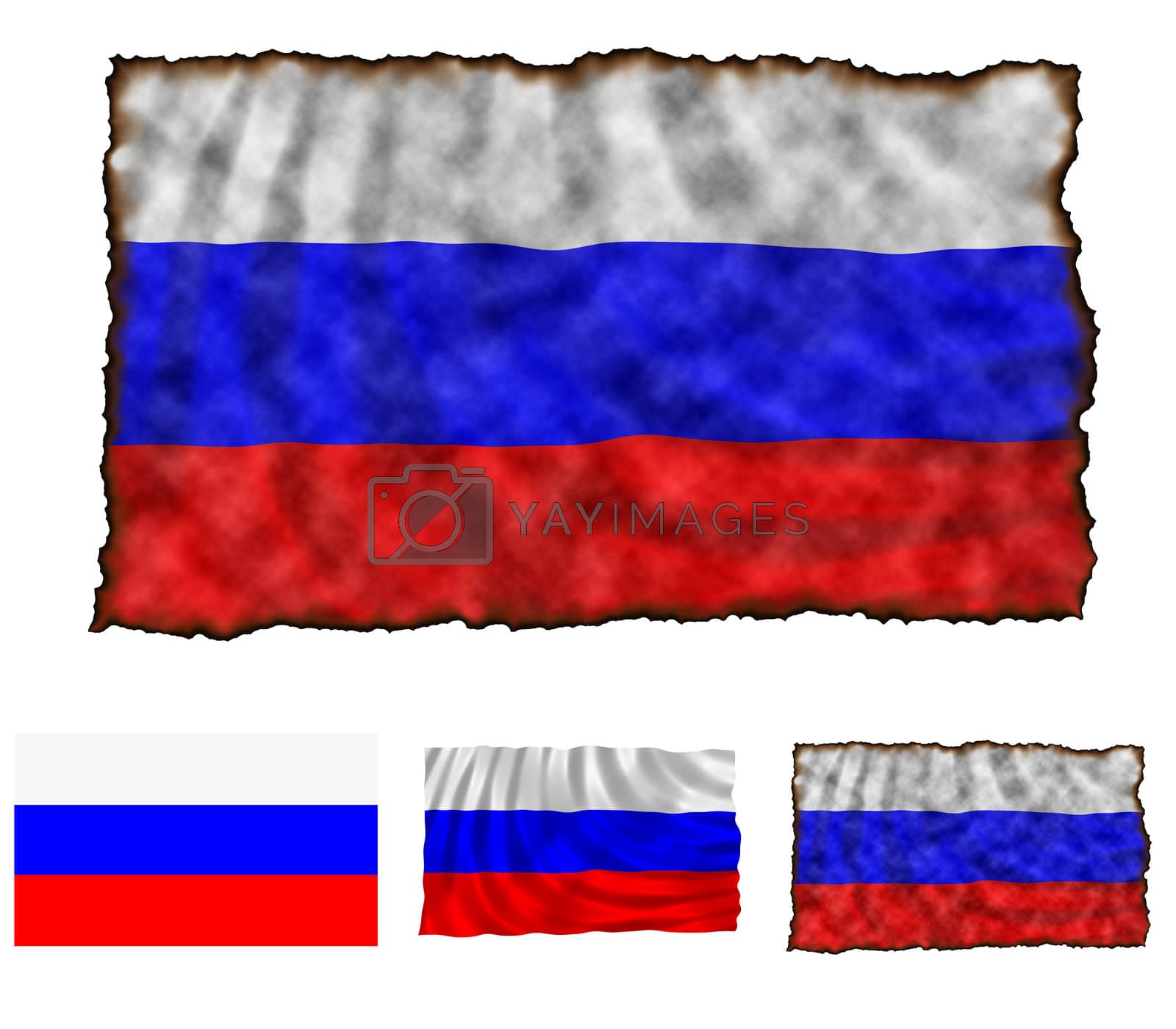 Royalty free image of Flag of Russia by SNR
