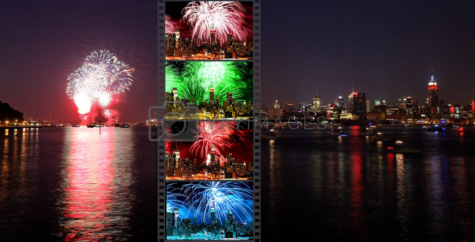 Royalty free image of  the Macy's 4th of July fireworks displays by gary718