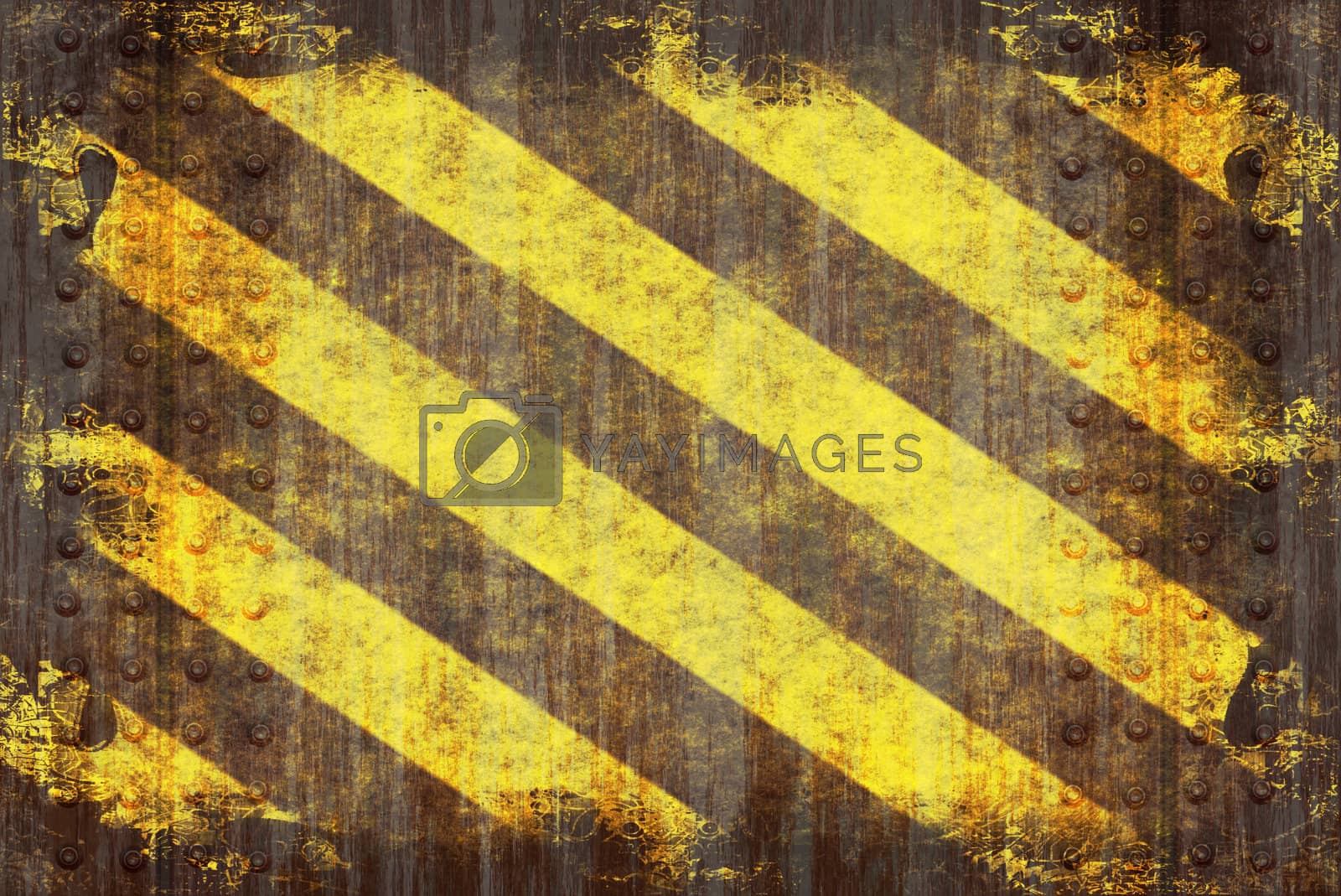 Royalty free image of Grunge Hazard Stripes by graficallyminded