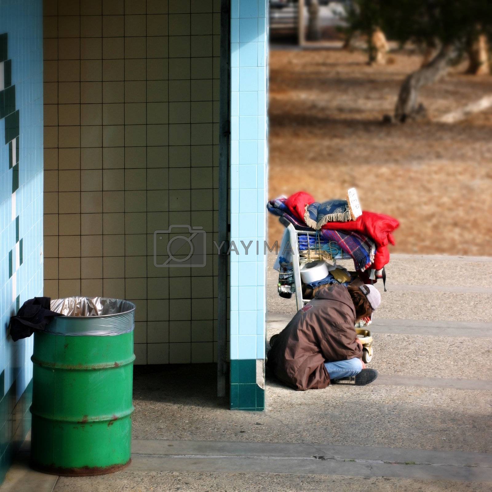 Royalty free image of Homeless (4435) by hlehnerer