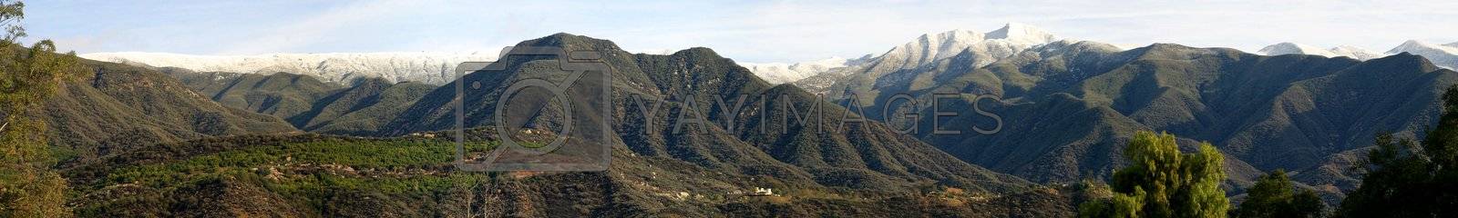 Royalty free image of Ojai Valley With Snow (P2) by hlehnerer