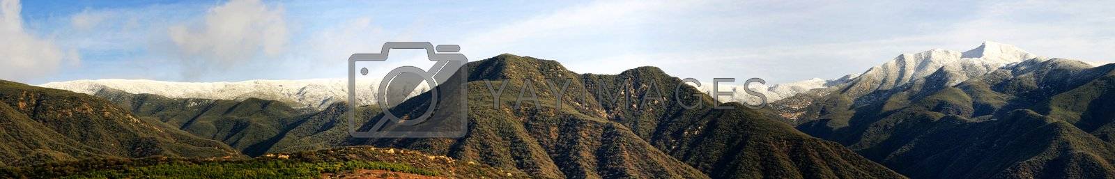 Royalty free image of Ojai Valley With Snow (P5) by hlehnerer