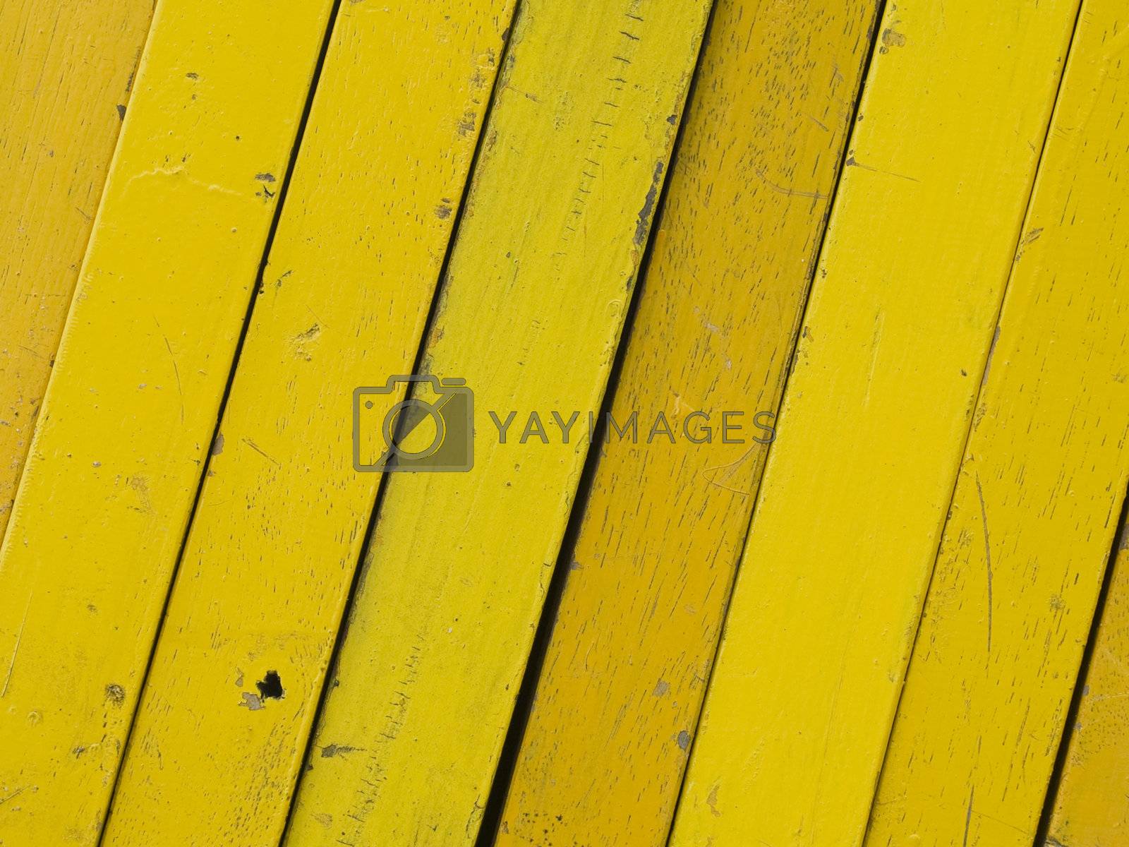 Royalty free image of Diagonal, yellow planks by epixx