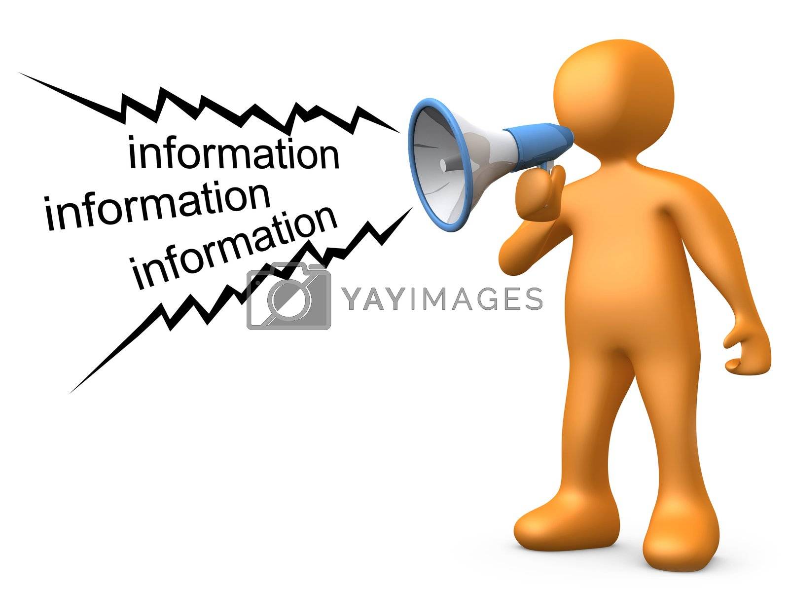 Royalty free image of Giving Information by 3pod