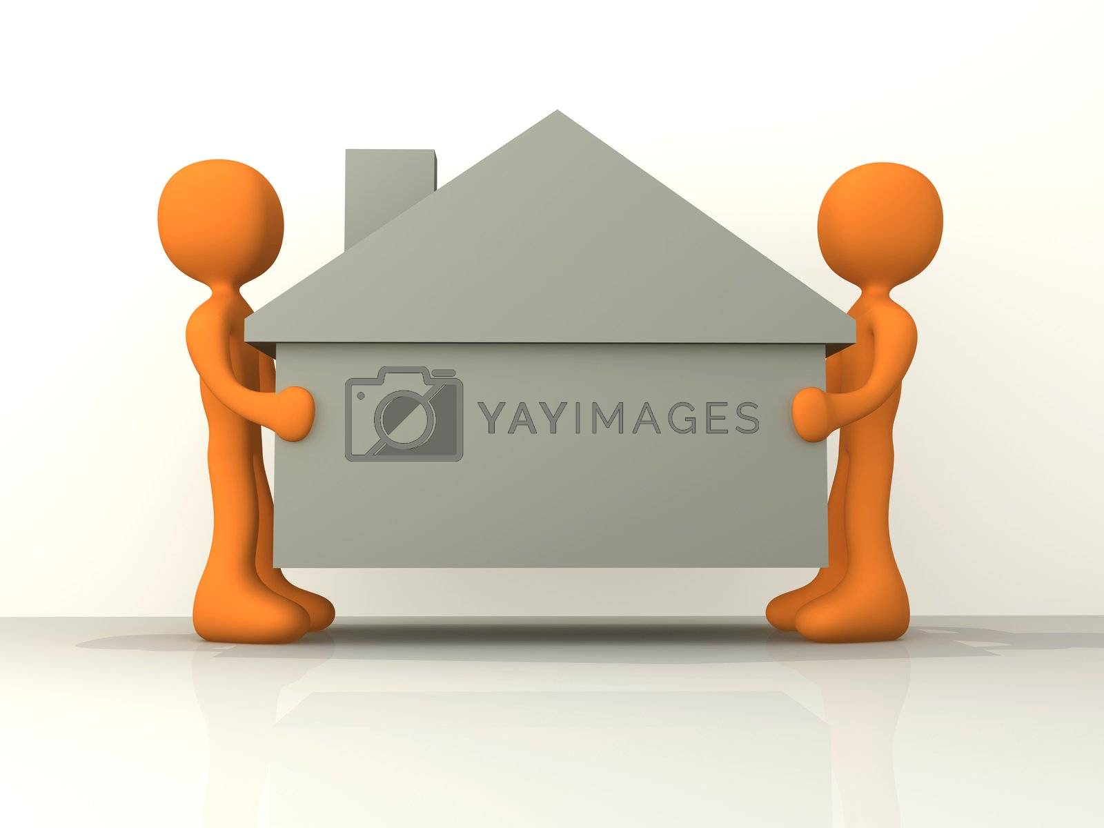 Royalty free image of Home Movers by 3pod