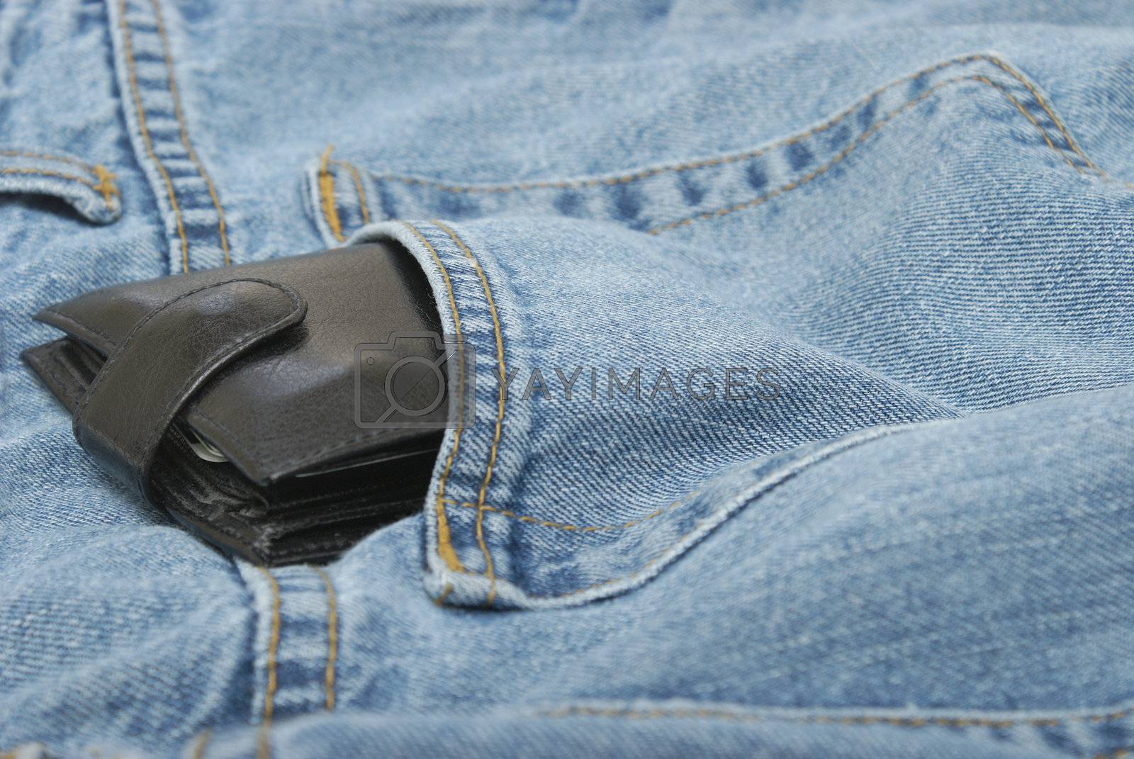 Royalty free image of Wallet in Pants Pocket by AlphaBaby