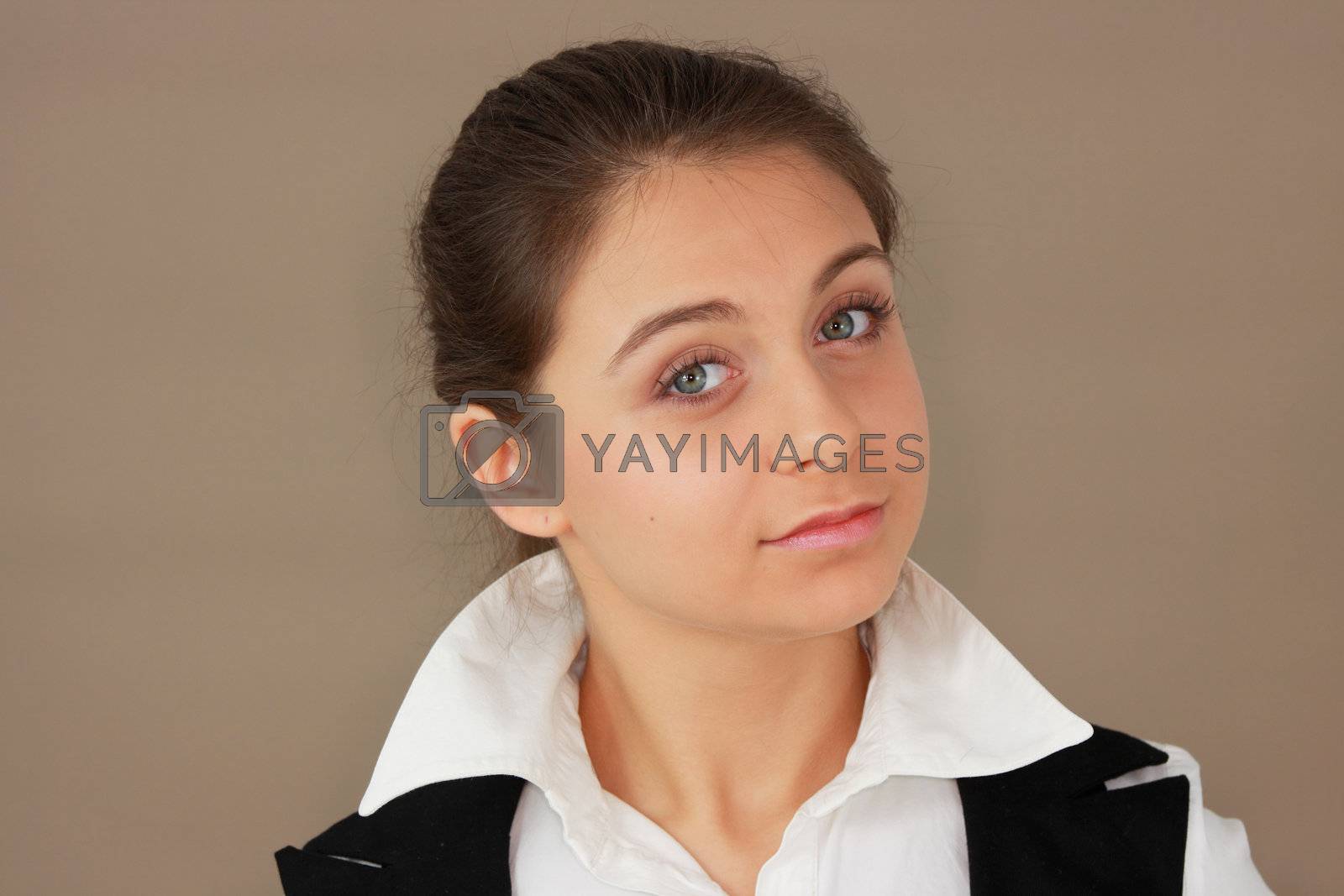 Royalty free image of Student girl portrait by BDS
