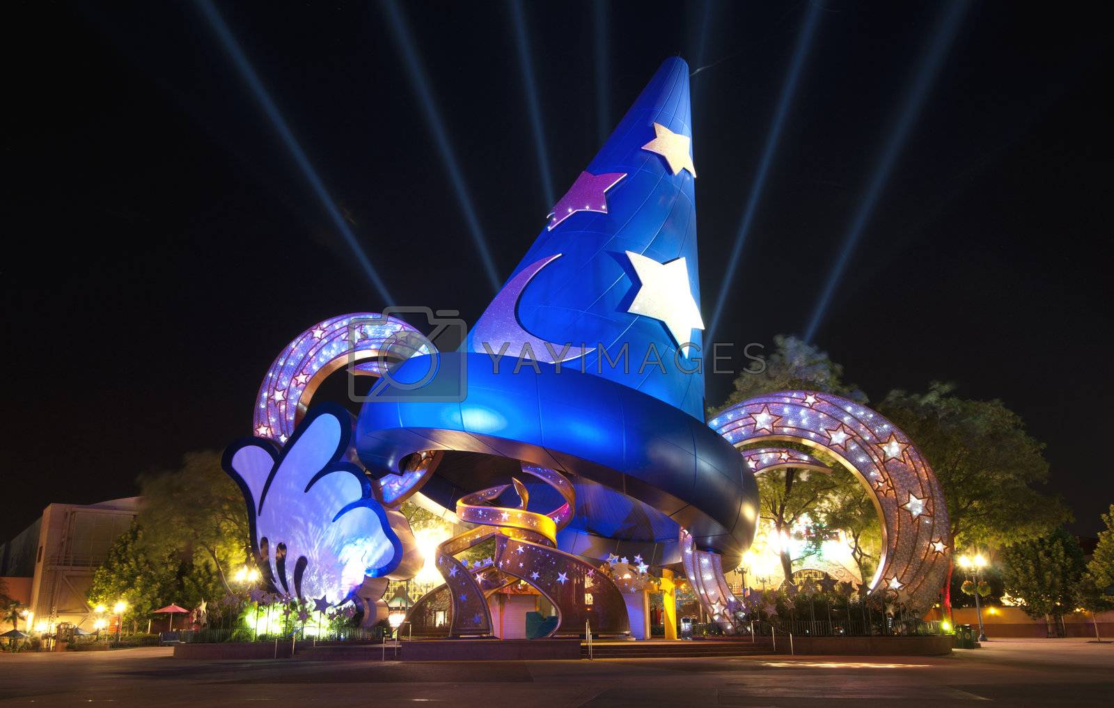 Royalty free image of Disney's Hollywood Studios at Night by urmoments