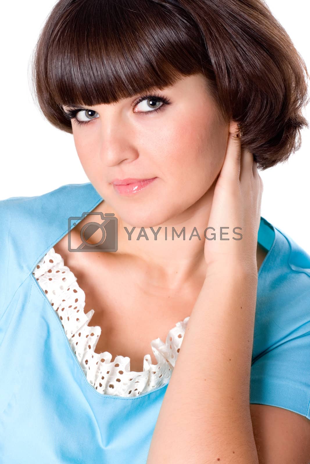 Royalty free image of attractive brunet woman by marylooo