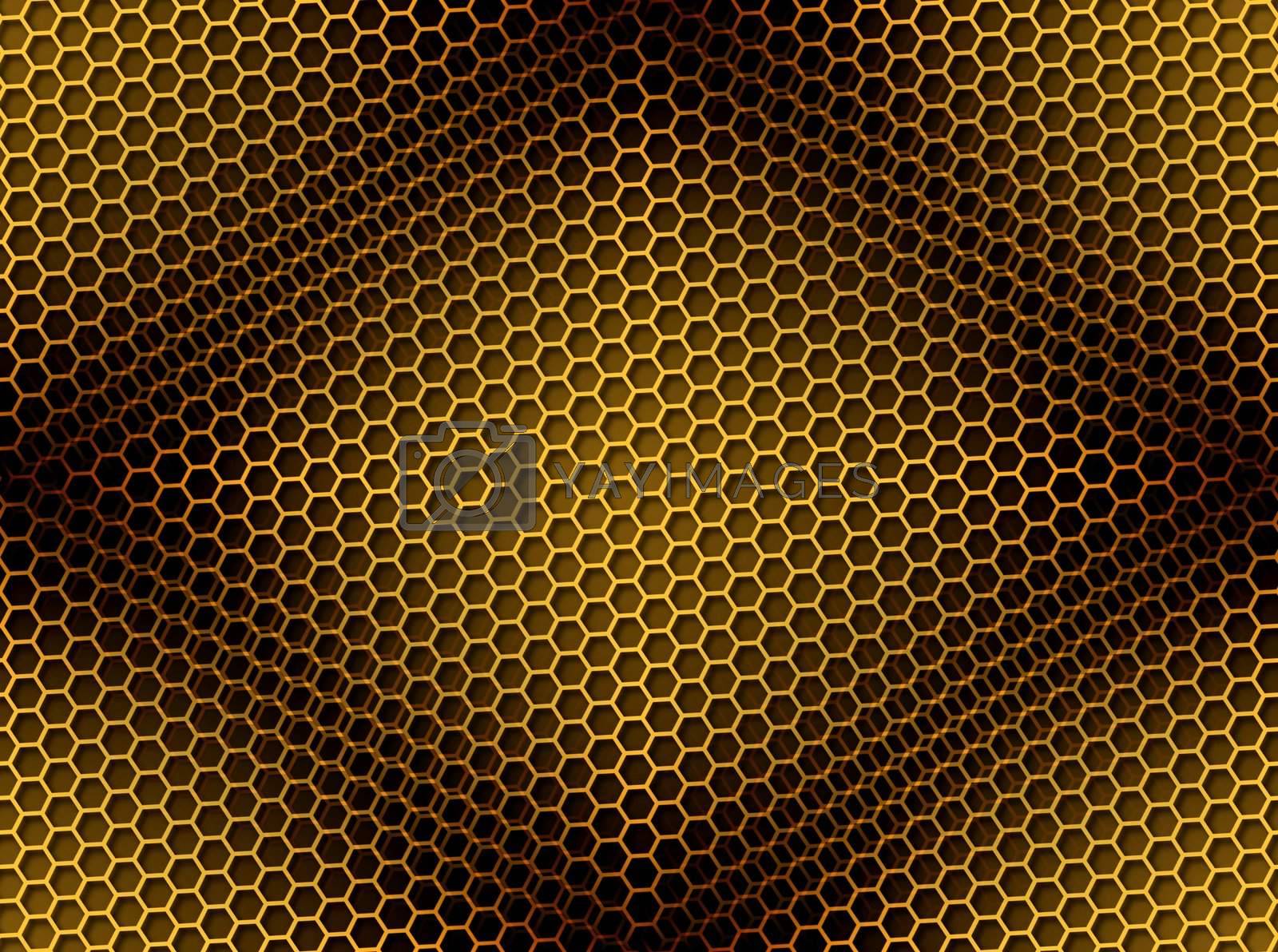 Royalty free image of Honeycomb Background Seamless by hlehnerer
