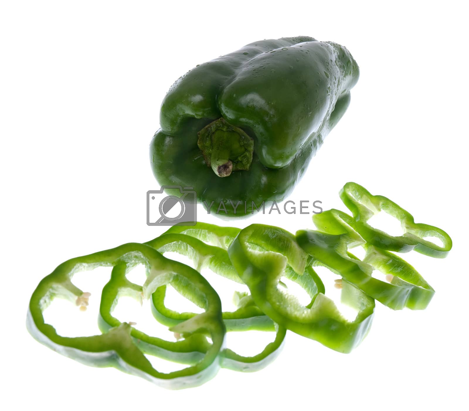 Royalty free image of Green pepper by homydesign