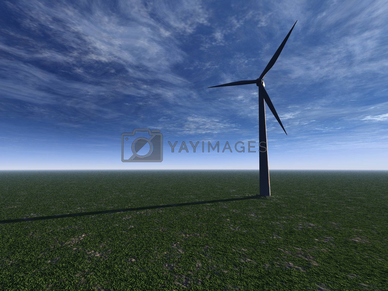Royalty free image of windmill by drizzd