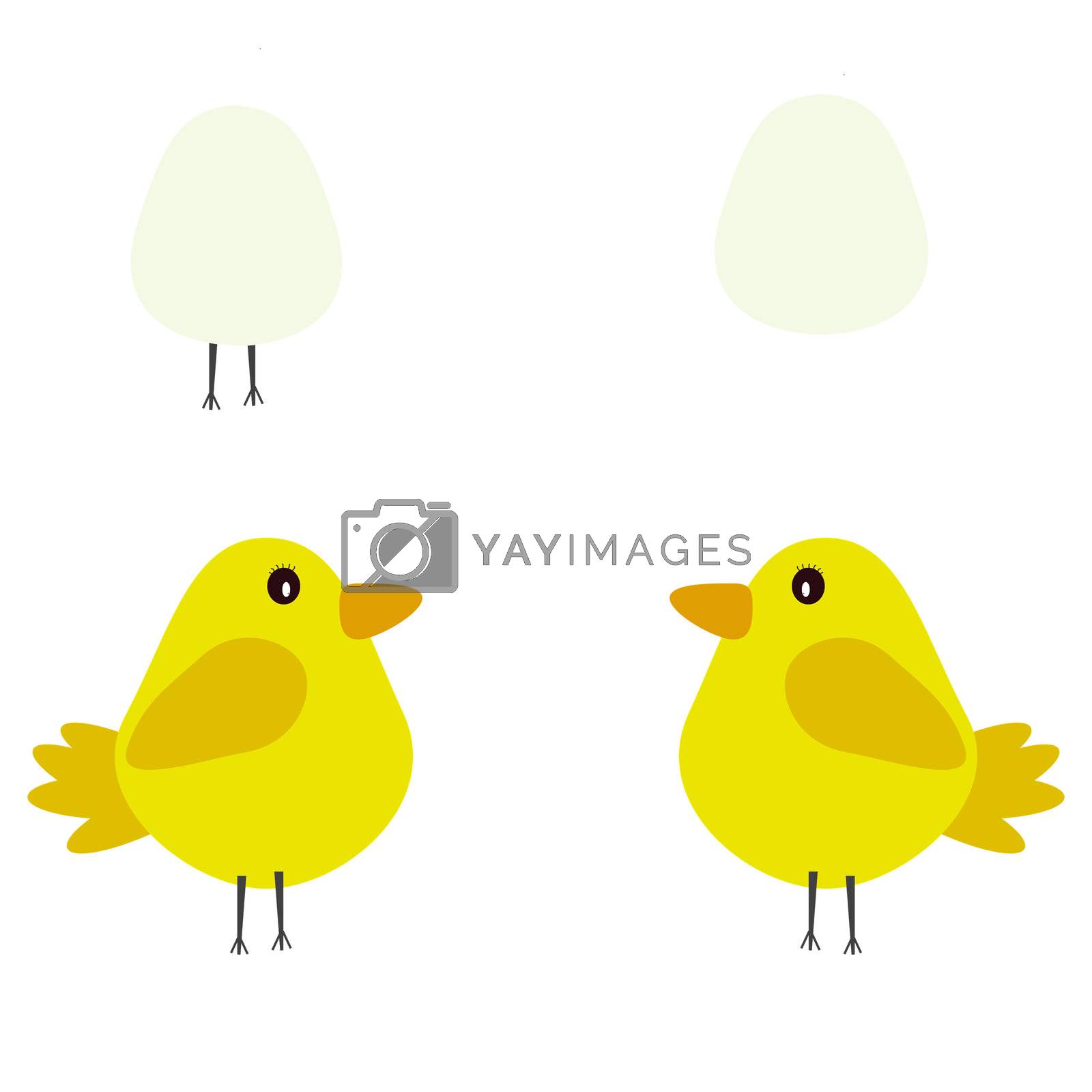 Royalty free image of easter chick illustration 6 by lizapixels