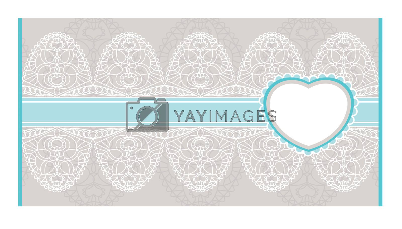 Royalty free image of vector lacy envelope by SelenaMay