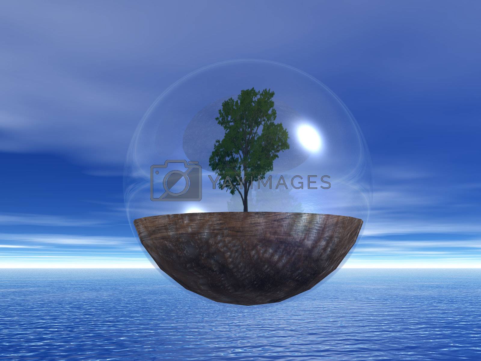 Royalty free image of the last tree by drizzd