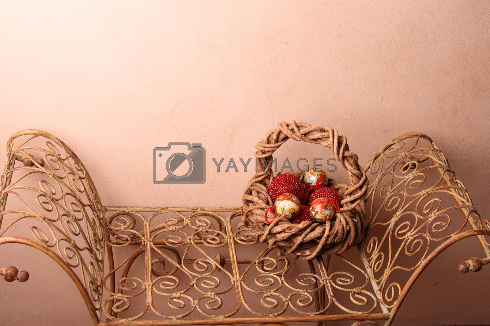 Royalty free image of Rough Christmas Basket by vanell