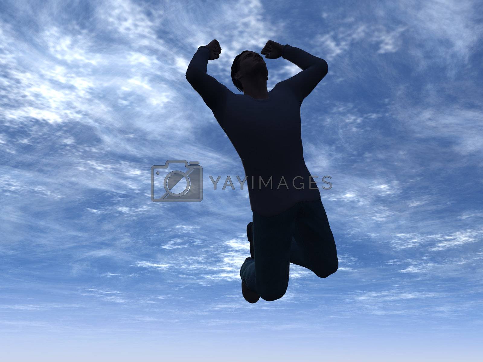 Royalty free image of jump by drizzd