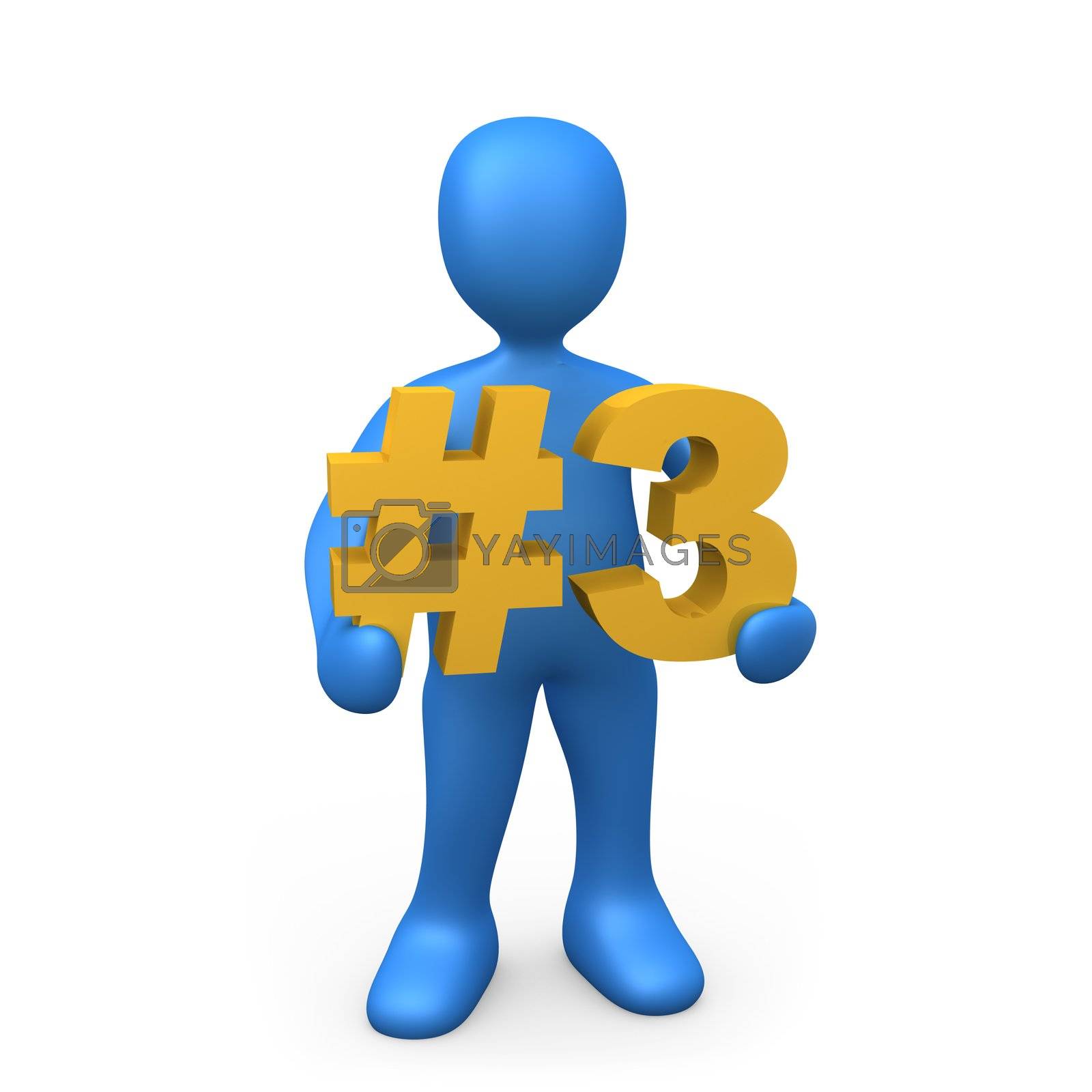 Royalty free image of Number Three by 3pod