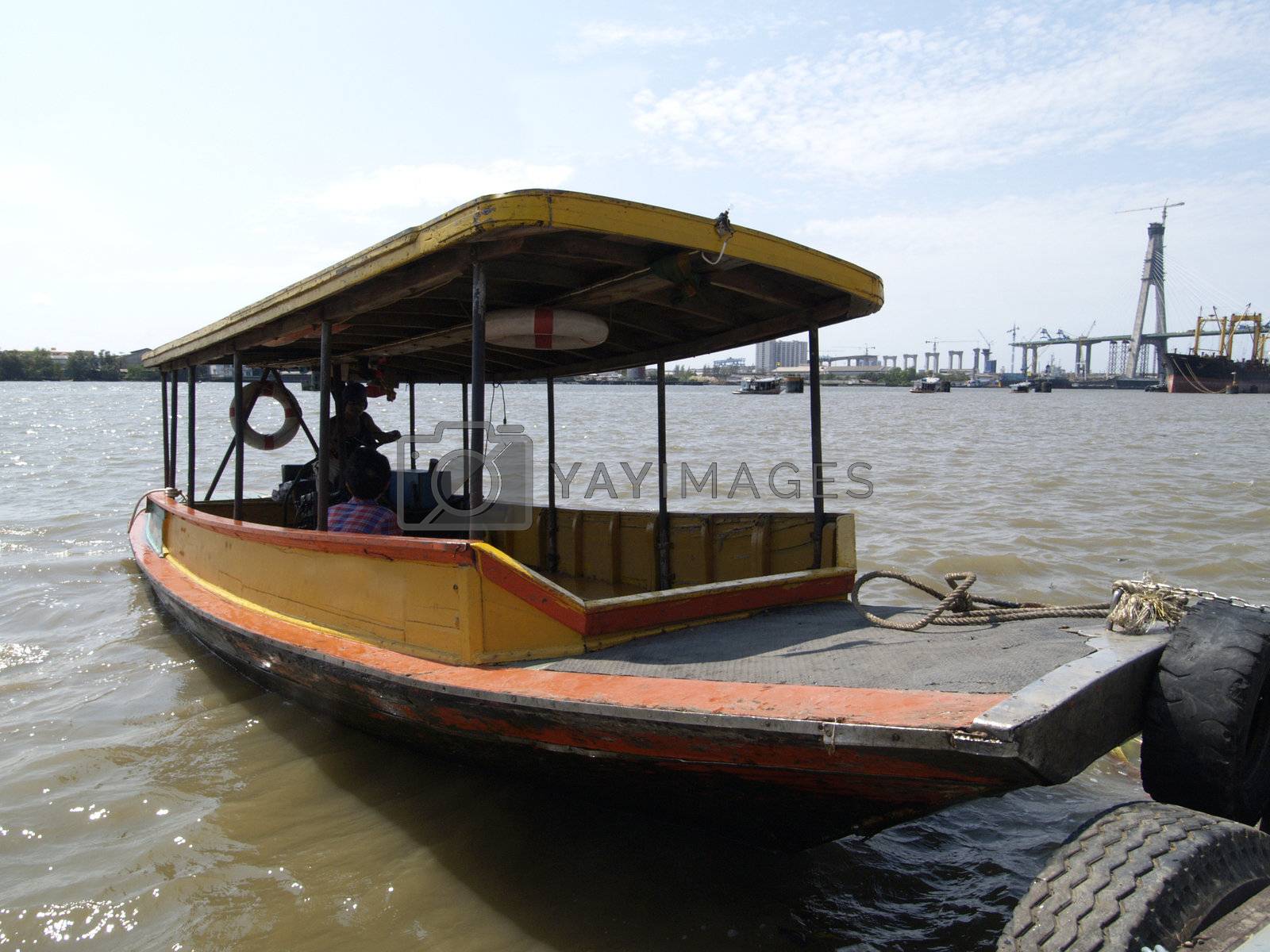 Royalty free image of Small passenger ferry by epixx