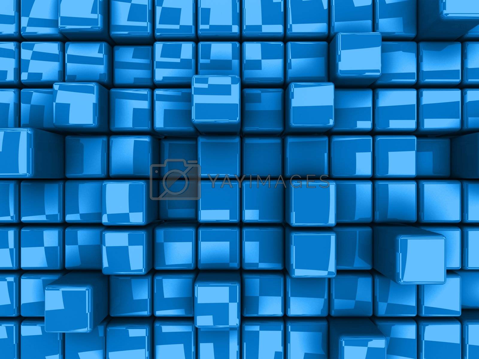 Royalty free image of Abstract Background - Cubes by 3pod