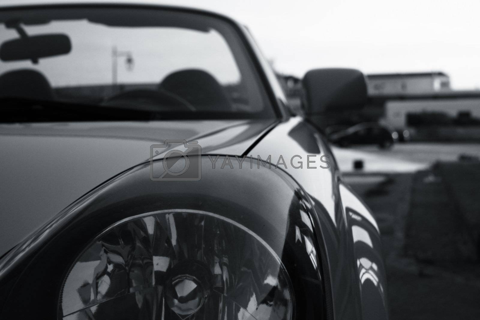 Royalty free image of Sportscar closeup by 3pod