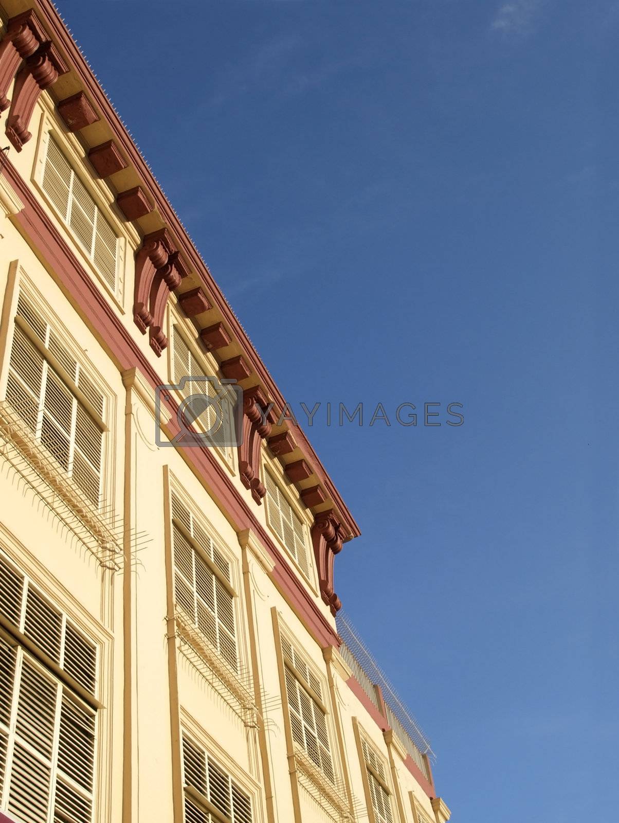 Royalty free image of Urban building with blinds by epixx