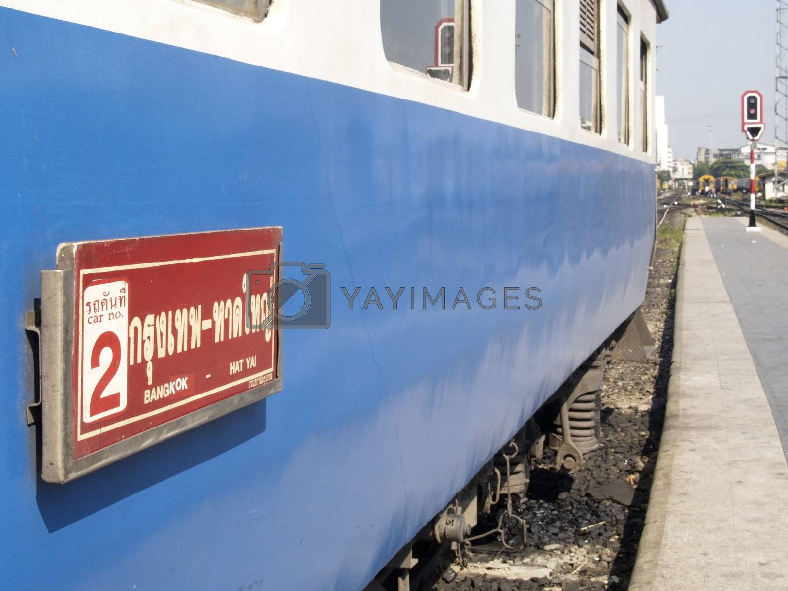 Royalty free image of Train in Bangkok, Thailand by epixx