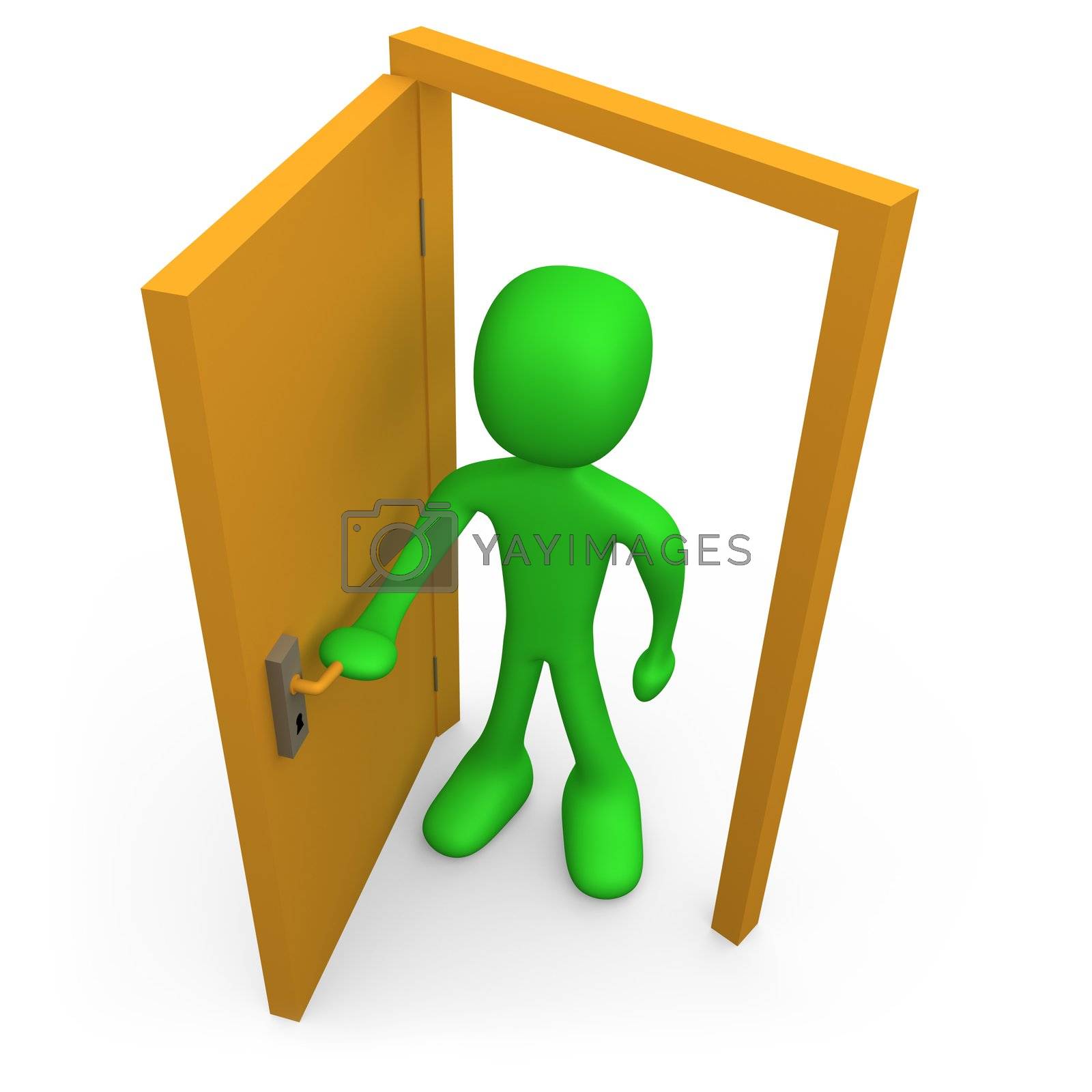 Royalty free image of Open The Door by 3pod