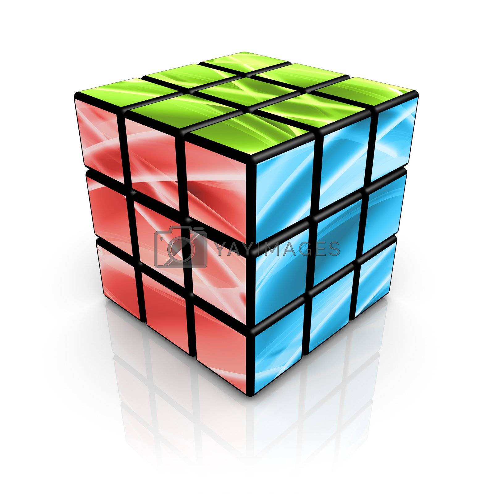 Royalty free image of Abstract Cube by 3pod