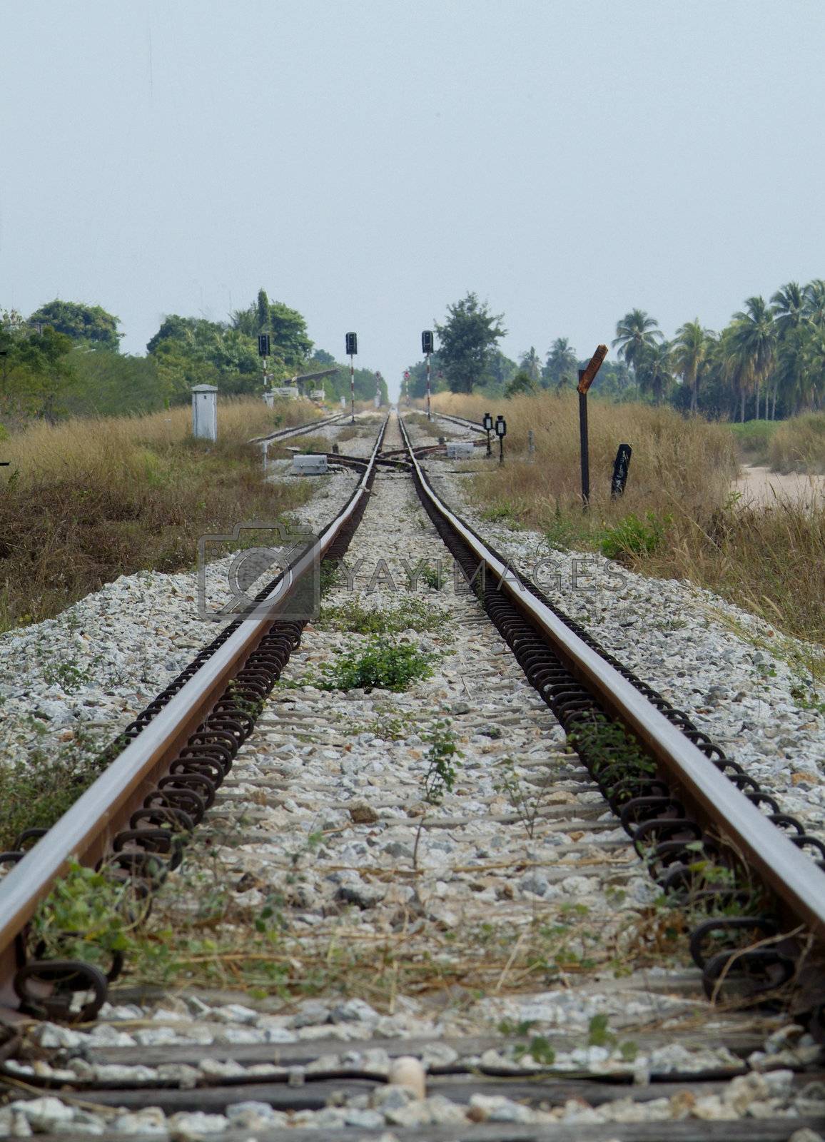 Royalty free image of Railway track by epixx