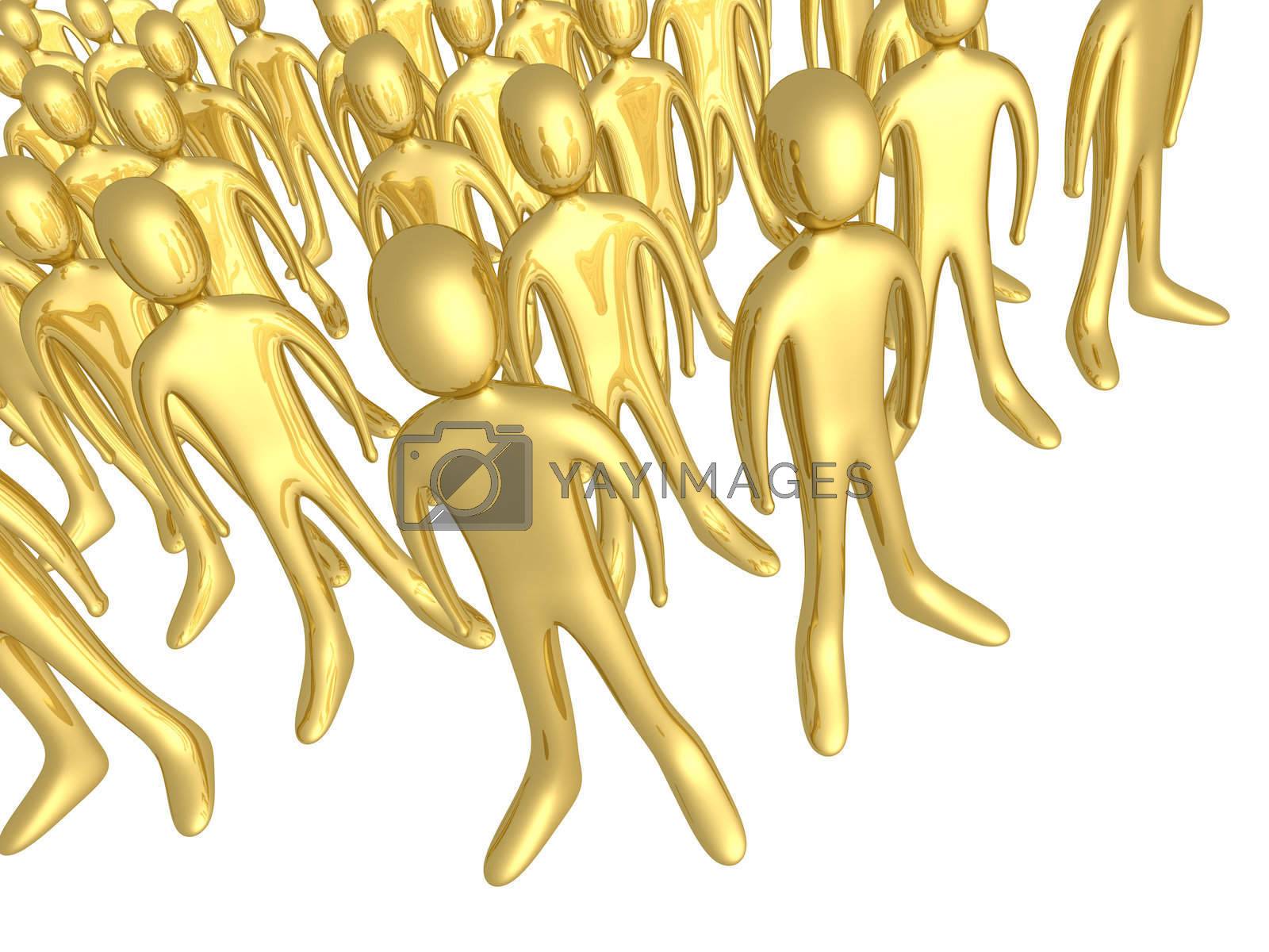 Royalty free image of Toon Crowd by 3pod