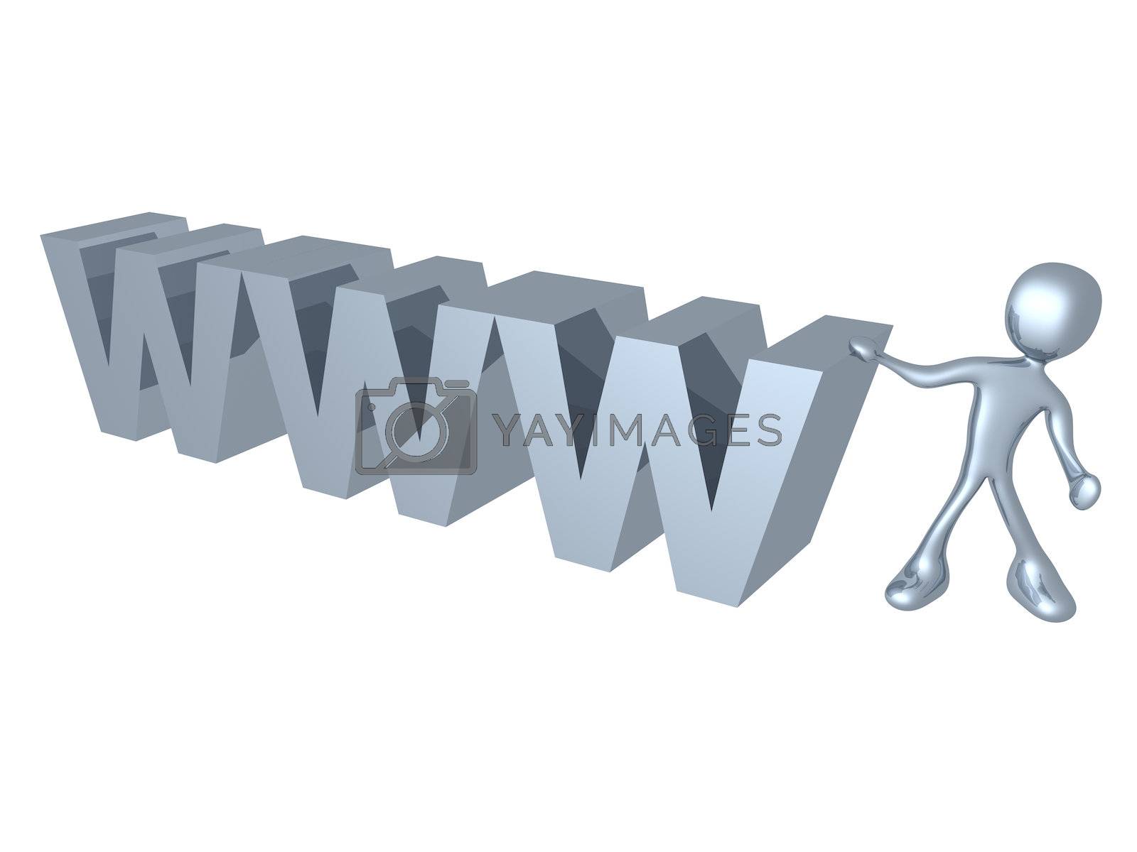Royalty free image of World Wide Web by 3pod