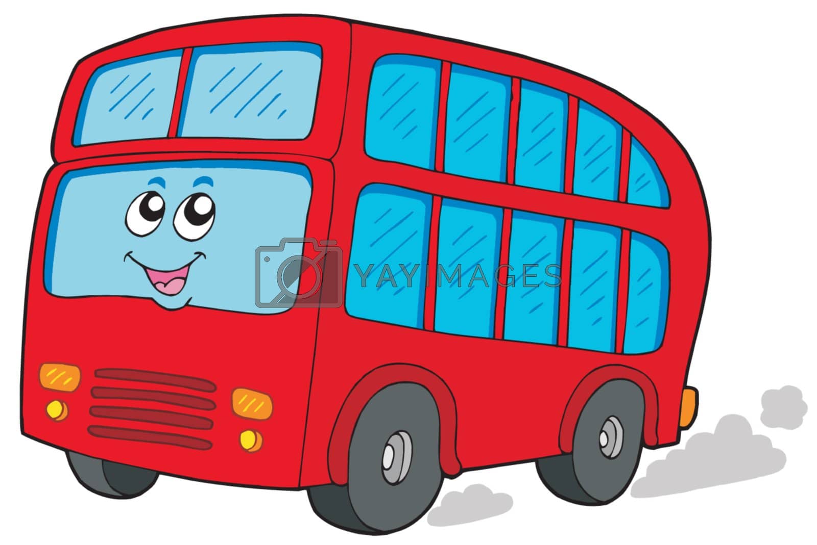 Royalty free image of Cartoon doubledecker by clairev