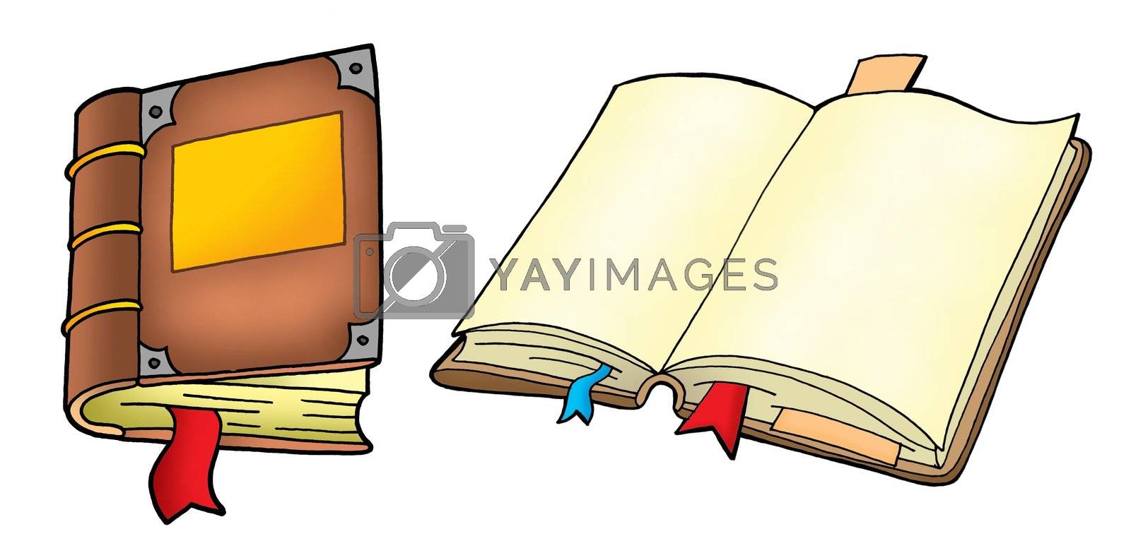 Royalty free image of Two books by clairev