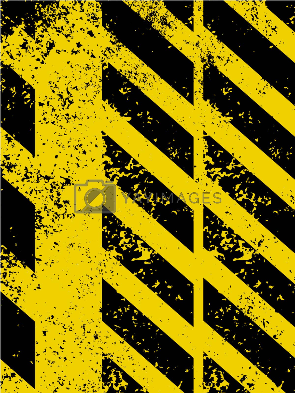 Royalty free image of A grungy and worn hazard stripes texture. EPS 8 by Petrov_Vladimir