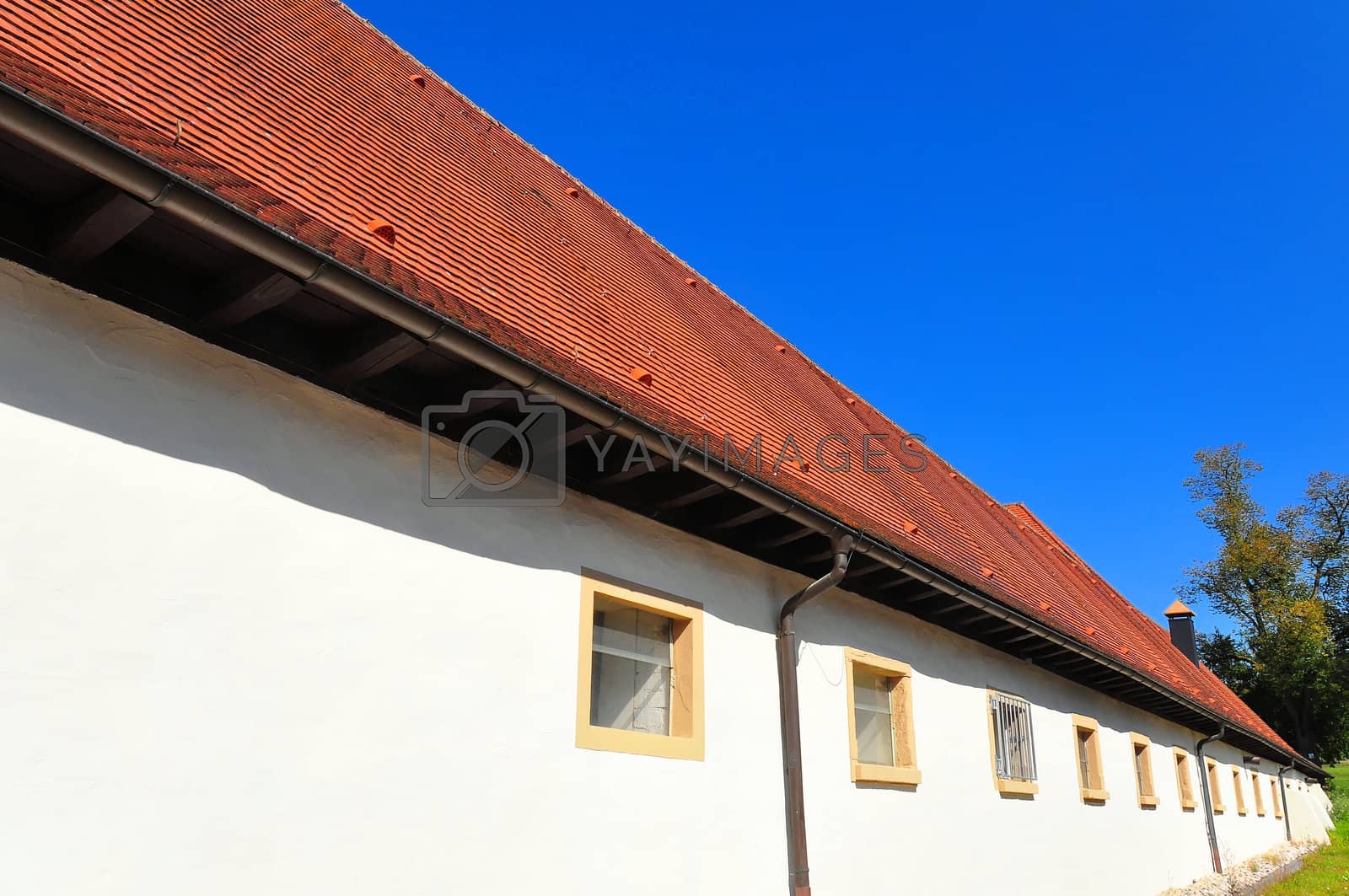 Royalty free image of Horse Ranch Building by mpgphoto
