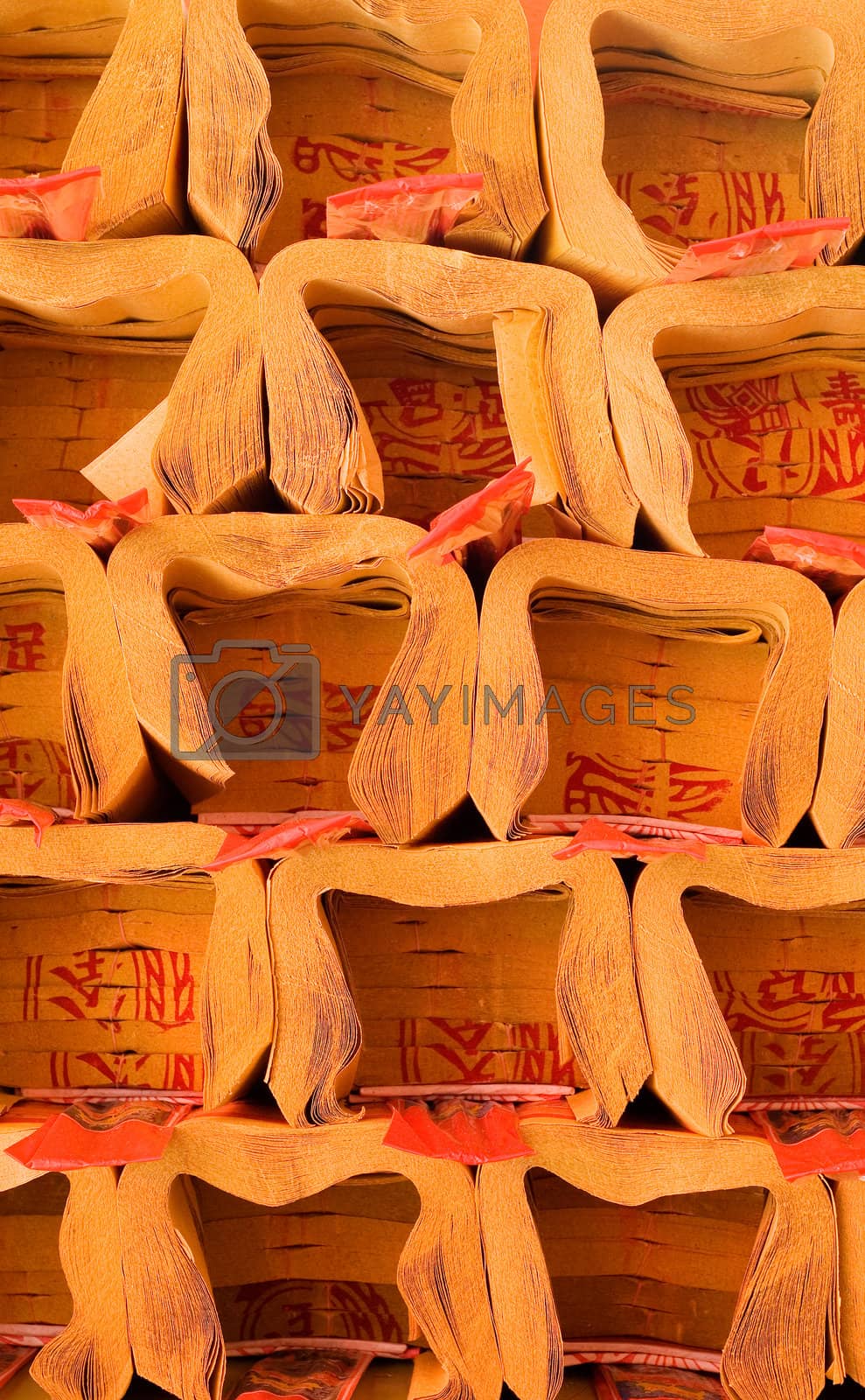 Royalty free image of Chinese traditional custom object-ghost money by elwynn