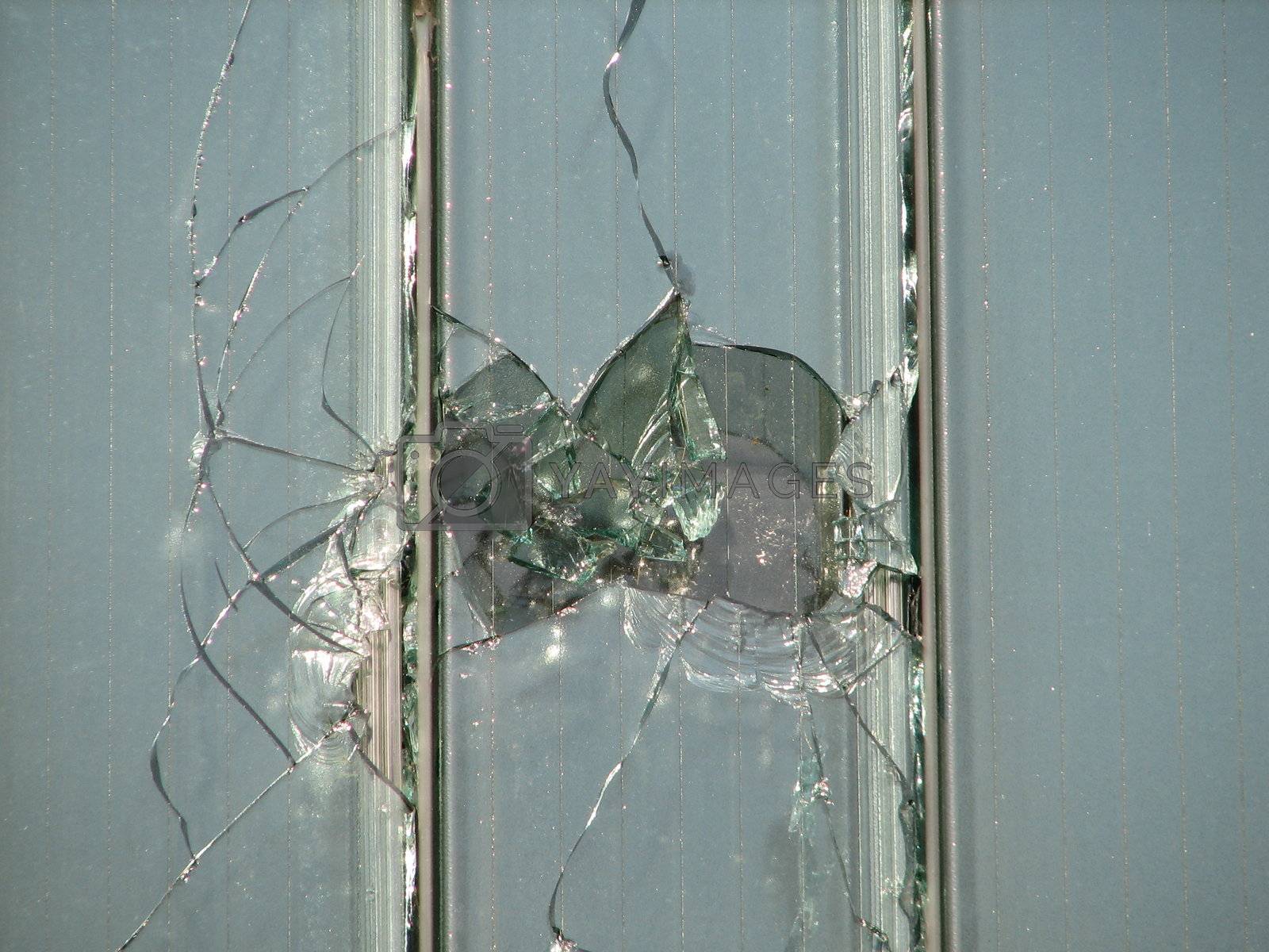 Royalty free image of Broken Window by brigg