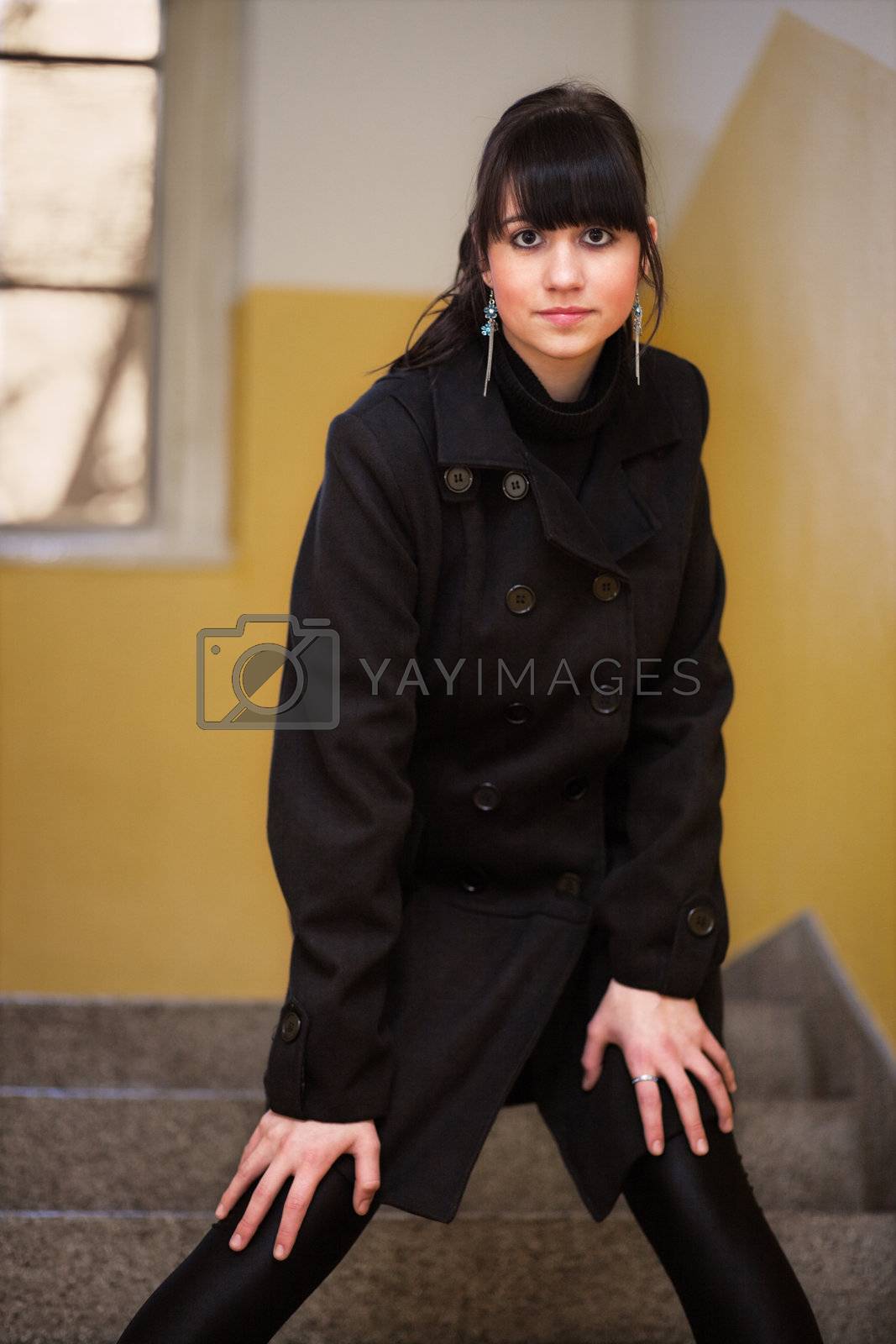 Royalty free image of brunette girl by MikLav
