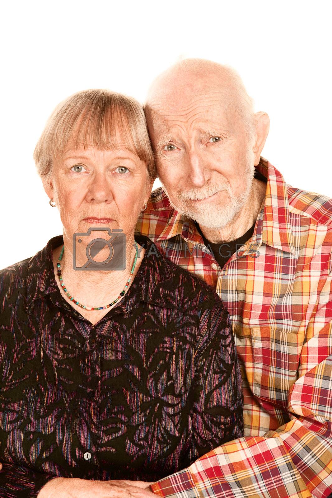 Royalty free image of Concerned senior couple by Creatista