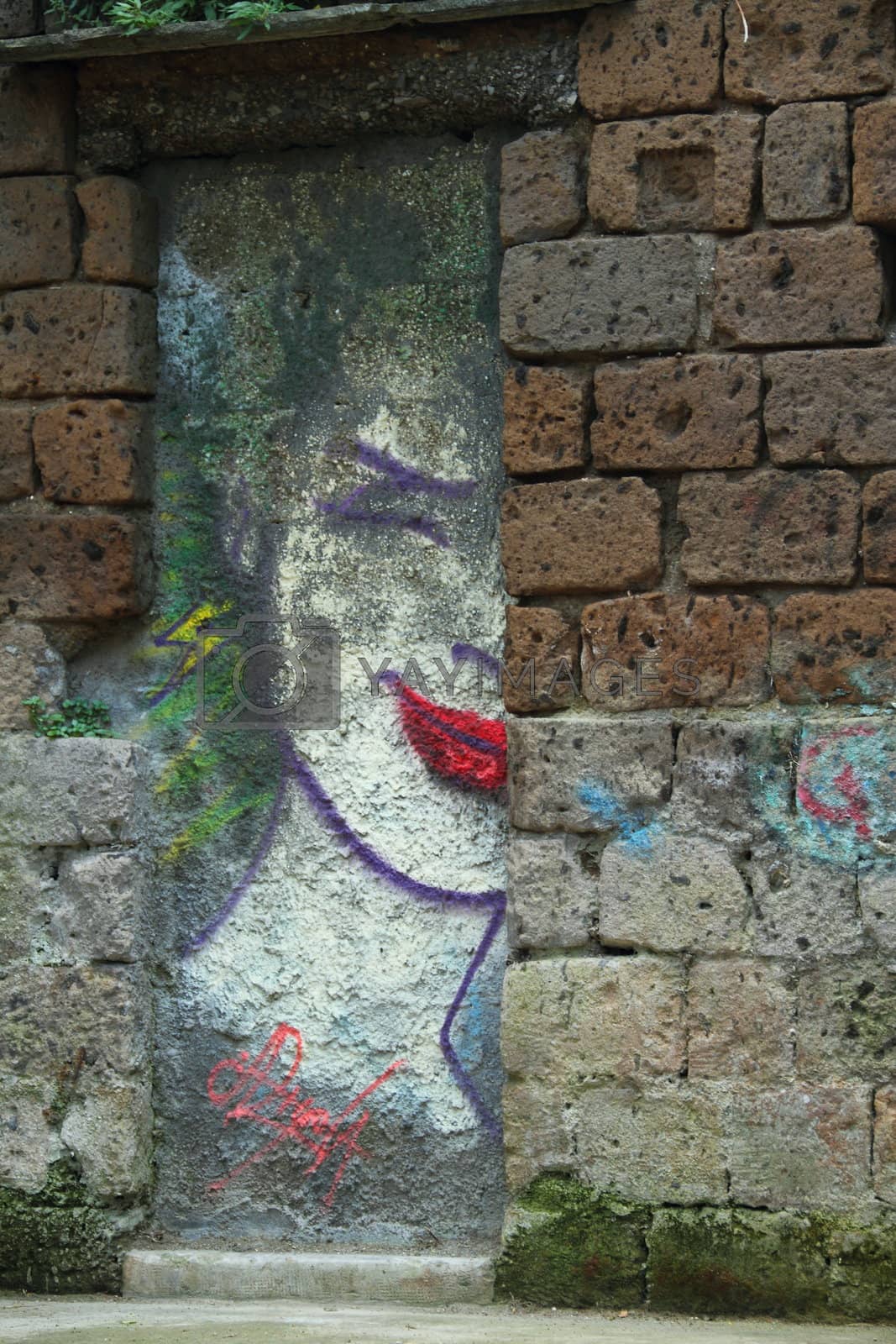 Royalty free image of Graffiti Woman by jasony00