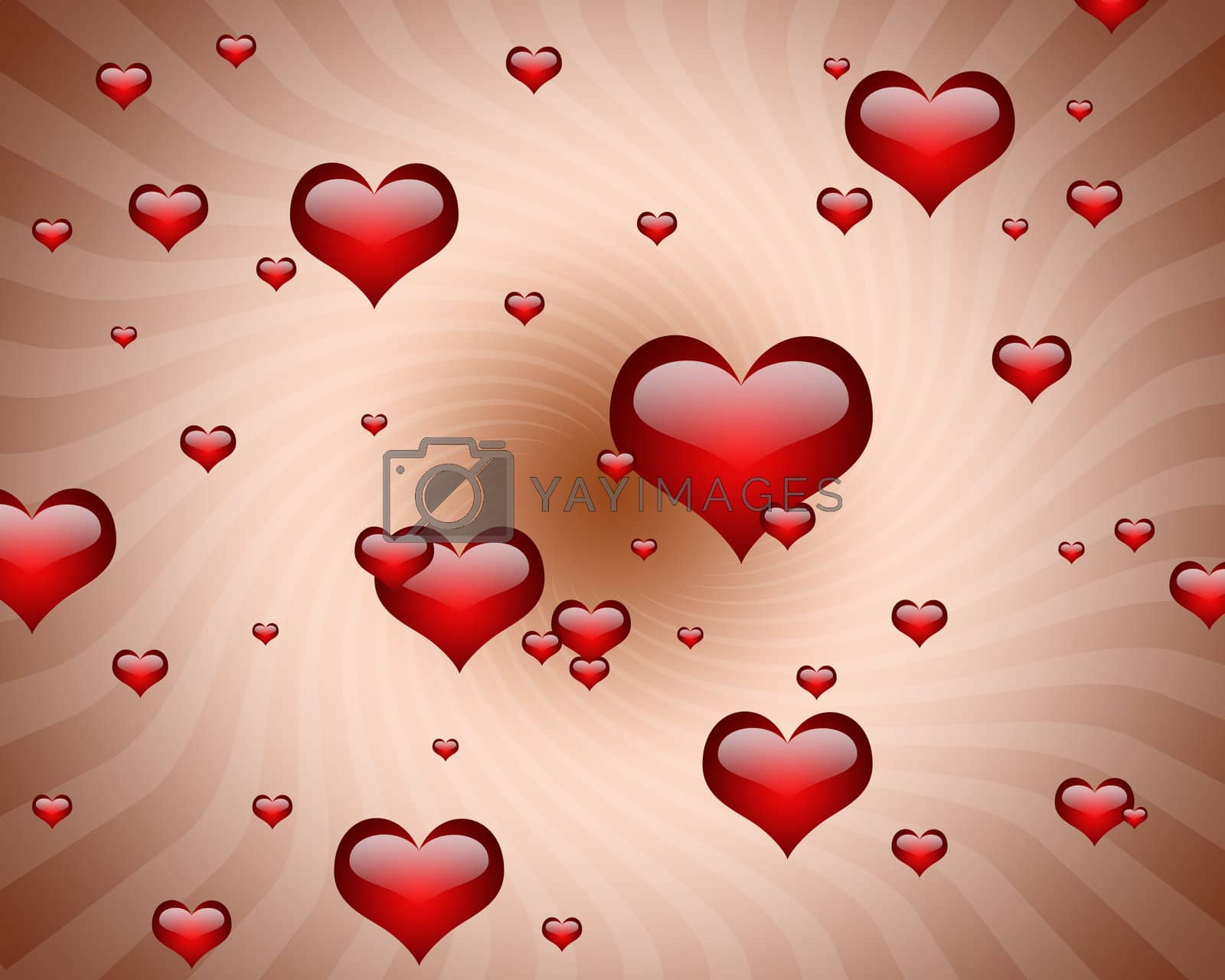 Royalty free image of Hearts by sacatani