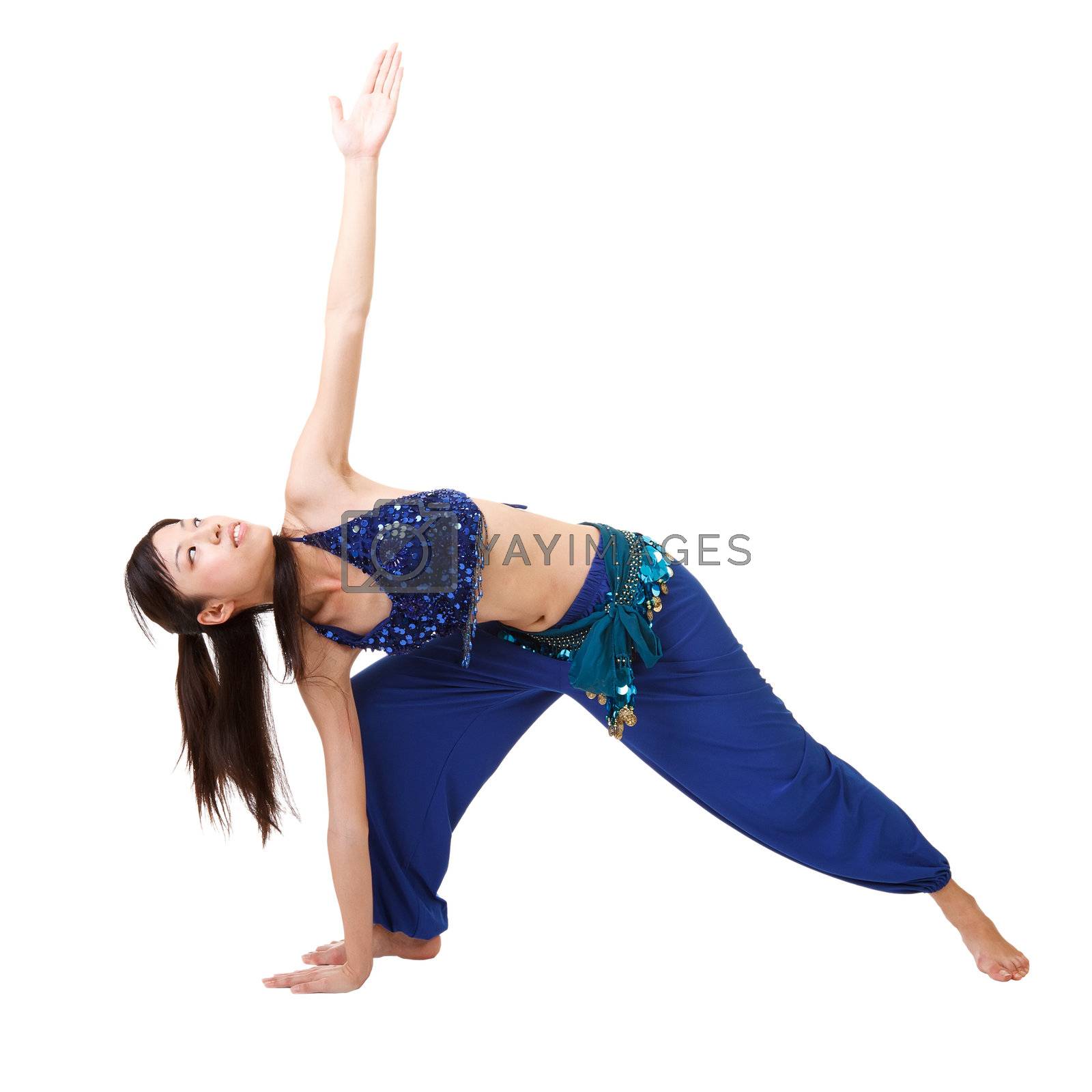 Royalty free image of Yoga pose by elwynn
