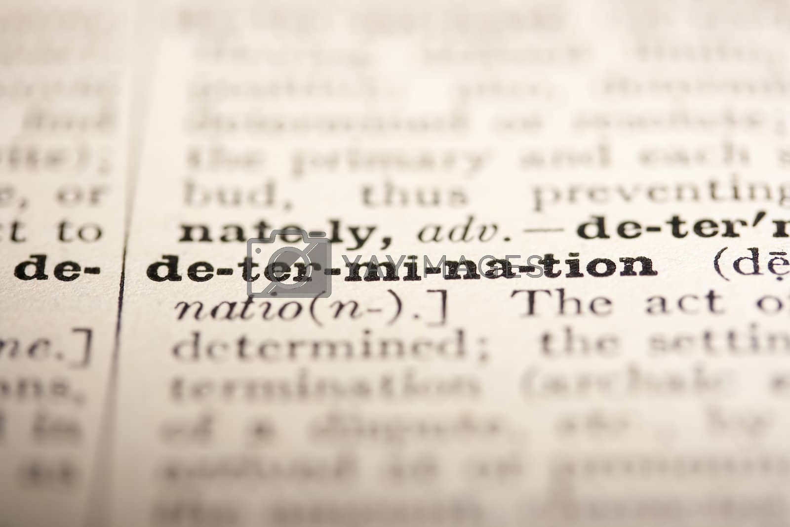 Royalty free image of Word determination by VIPDesignUSA