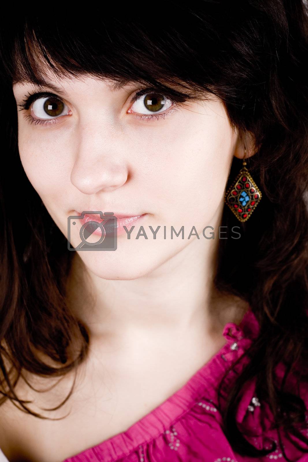 Royalty free image of brunette attractive woman by marylooo