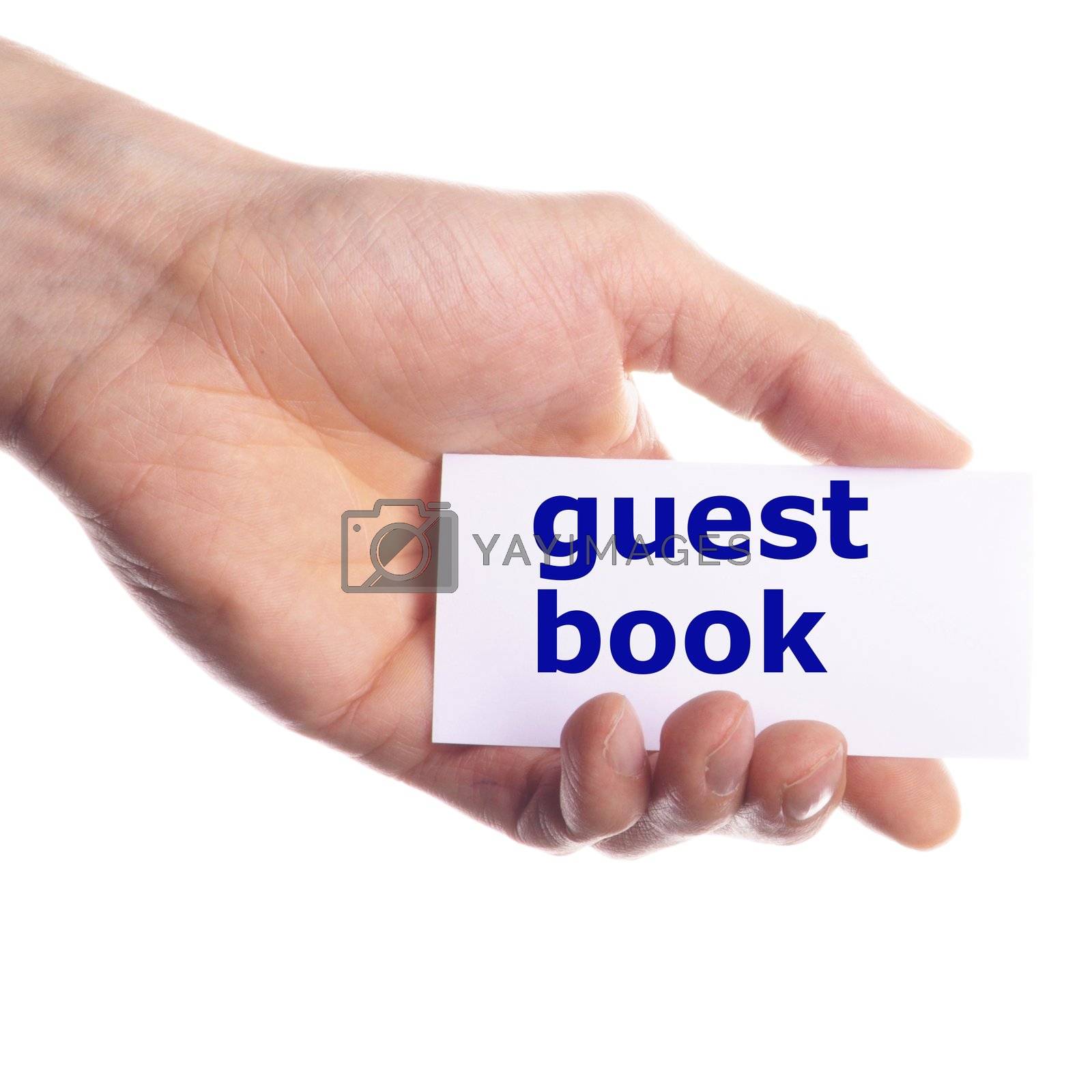Royalty free image of guest book by gunnar3000